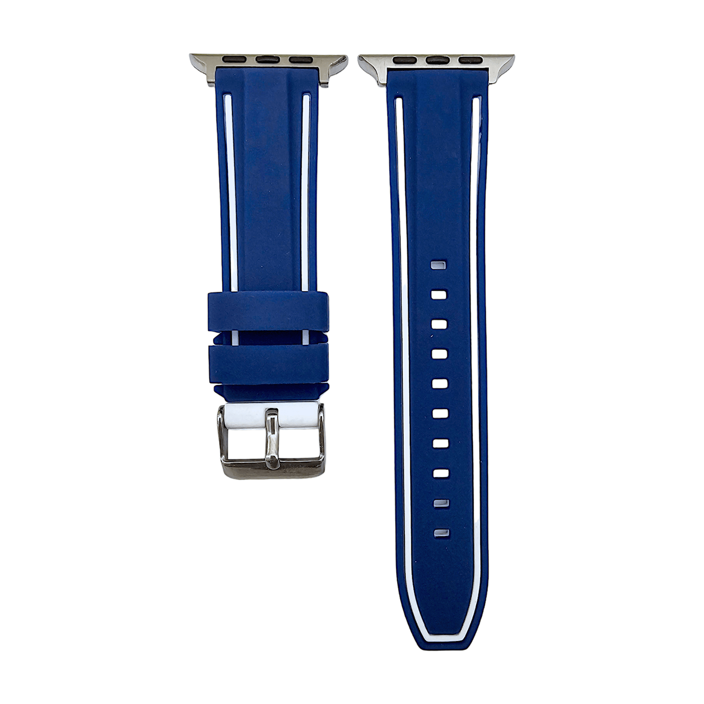 Silicone Watch Strap For Apple Watch Navy Blue - Wrist Envy