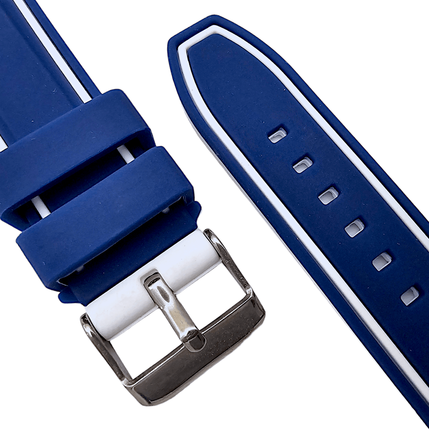 Silicone Watch Strap For Apple Watch Navy Blue - Wrist Envy