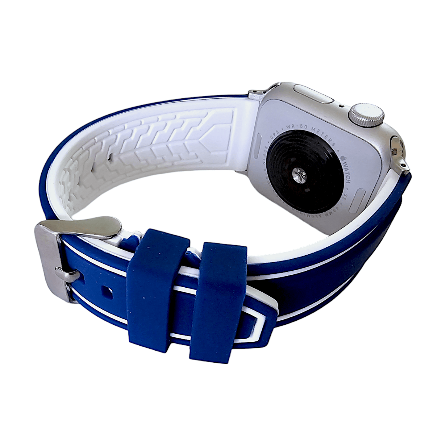 Silicone Watch Strap For Apple Watch Navy Blue - Wrist Envy