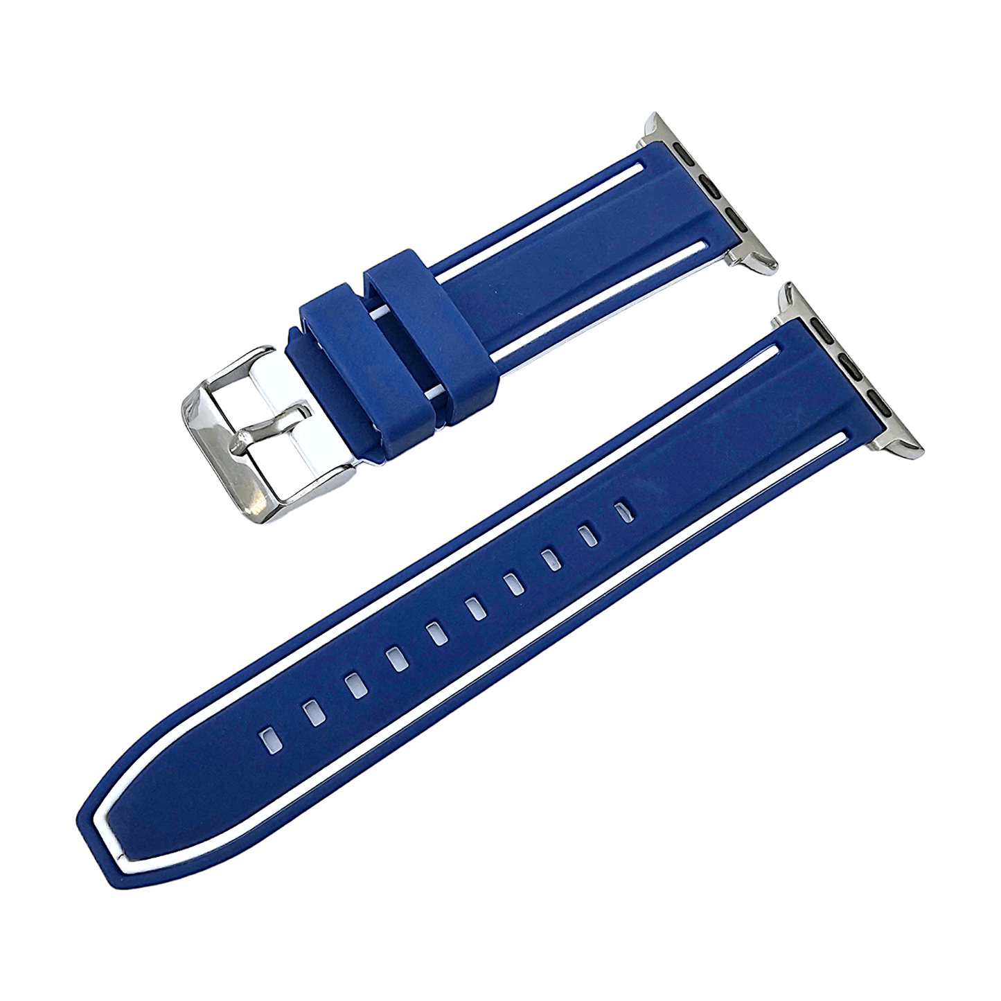 Silicone Watch Strap For Apple Watch Navy Blue - Wrist Envy