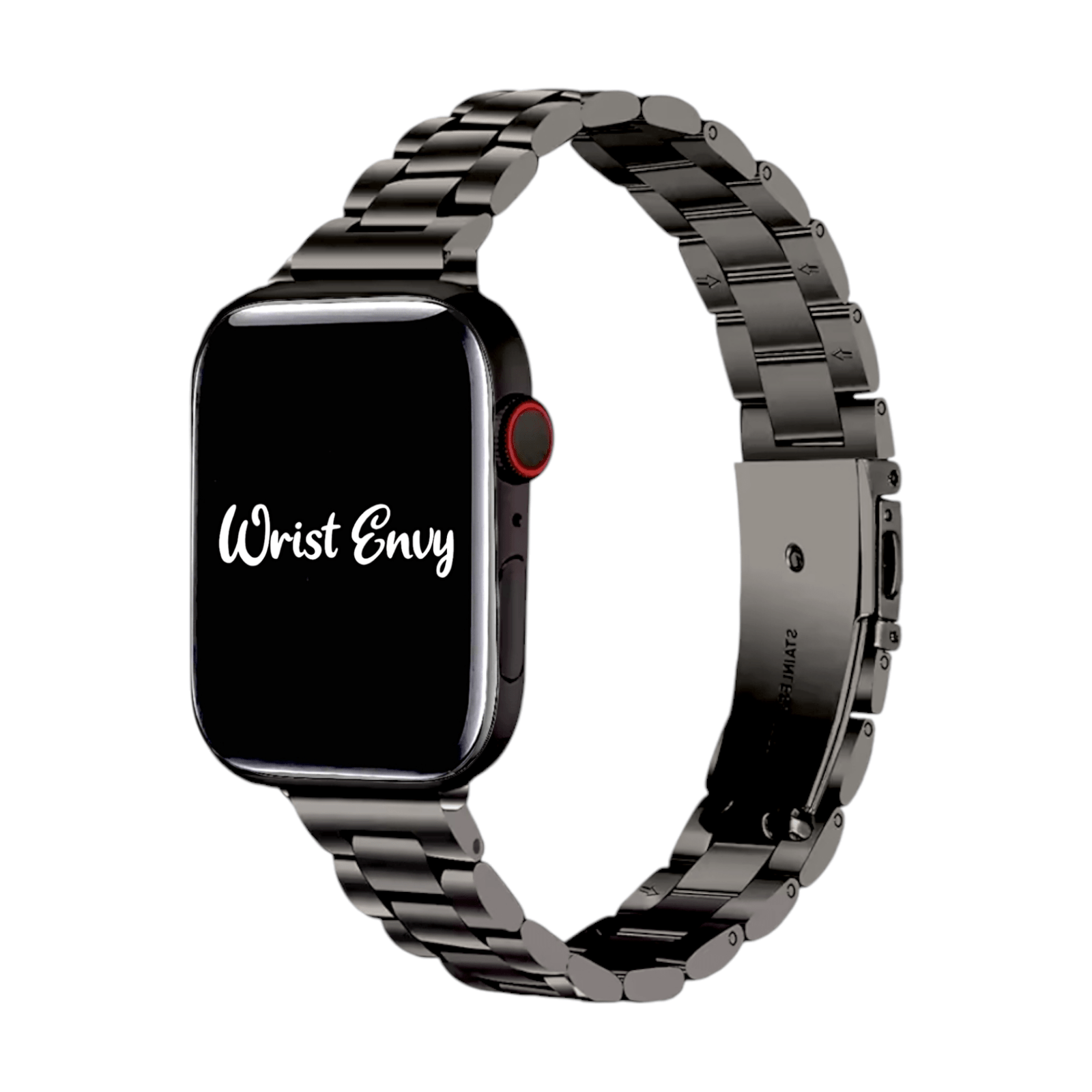 Skinny Oyster Bracelet for Apple Watch Black - Wrist Envy