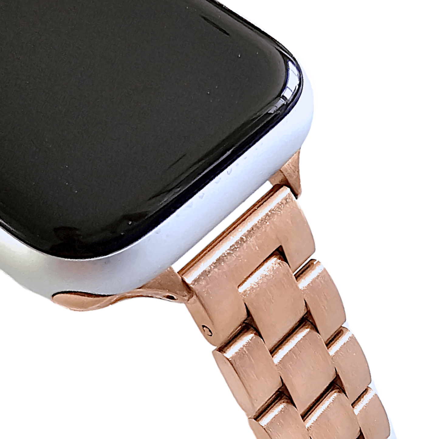 Skinny Oyster Bracelet for Apple Watch Rose Gold - Wrist Envy