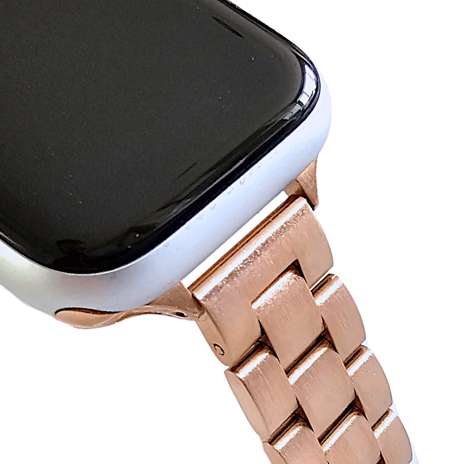Skinny Oyster Bracelet for Apple Watch Rose Gold - Wrist Envy
