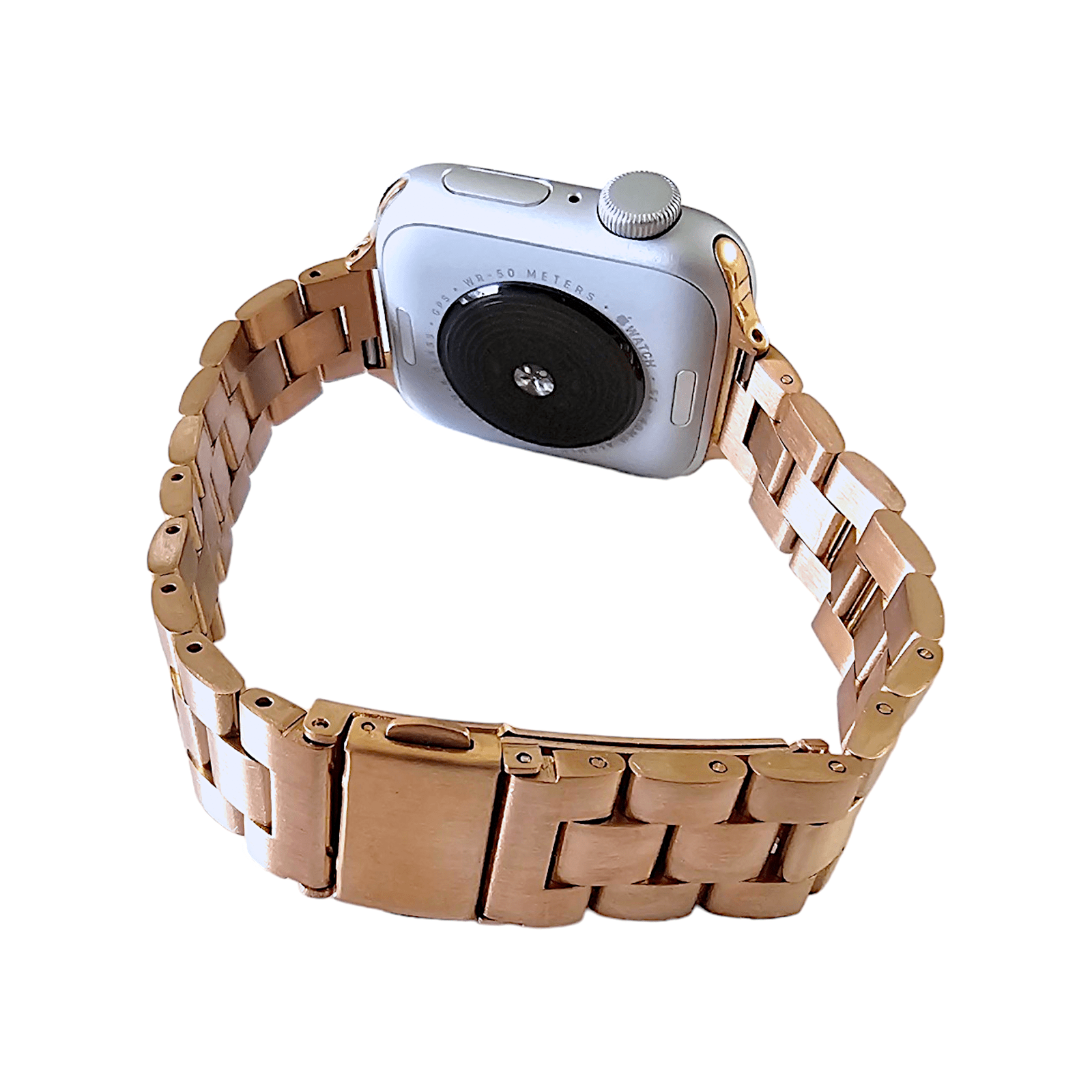 Skinny Oyster Bracelet for Apple Watch Rose Gold - Wrist Envy