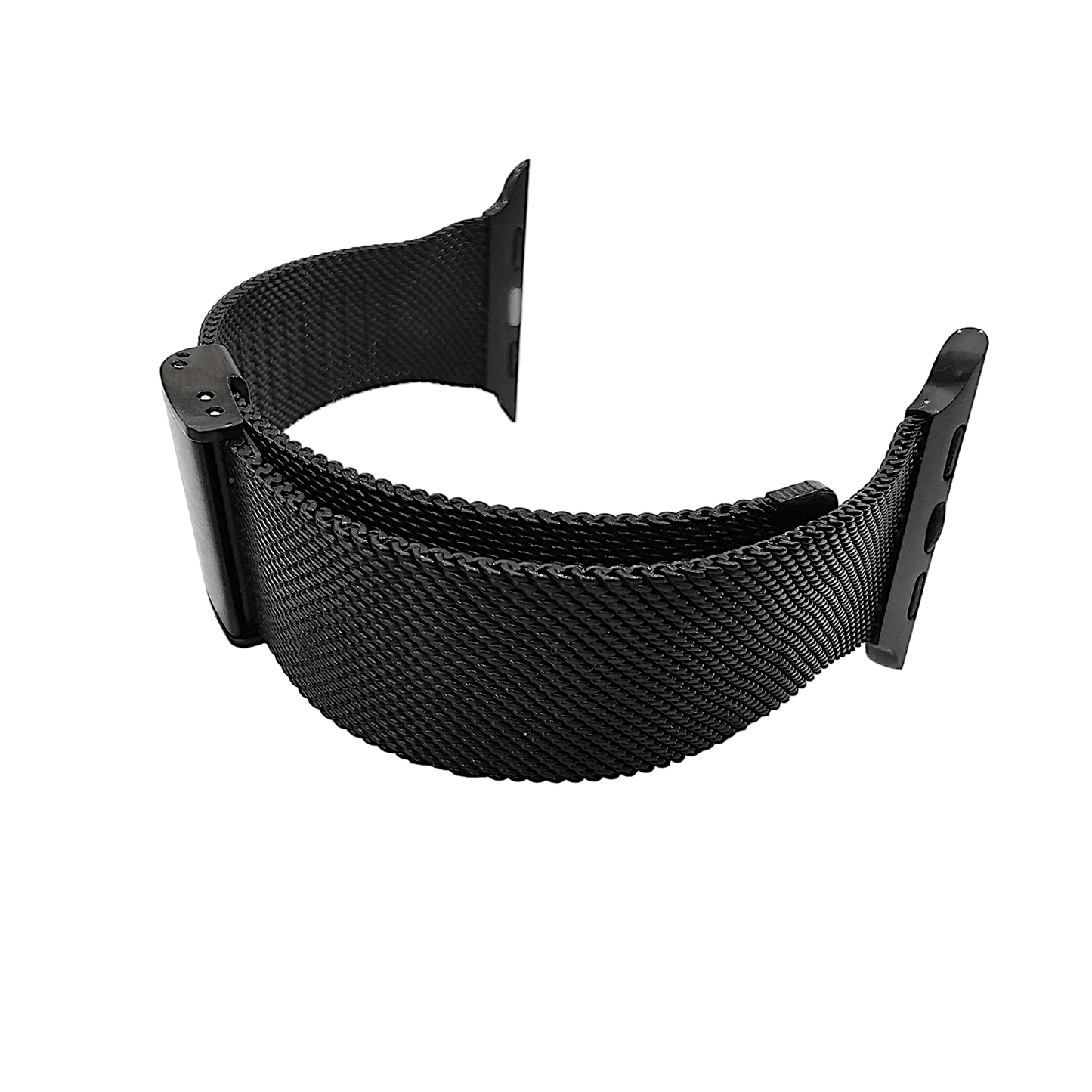 Slim metal milanese Black PVD stainless steel bracelet for Apple Watch - Wrist Envy