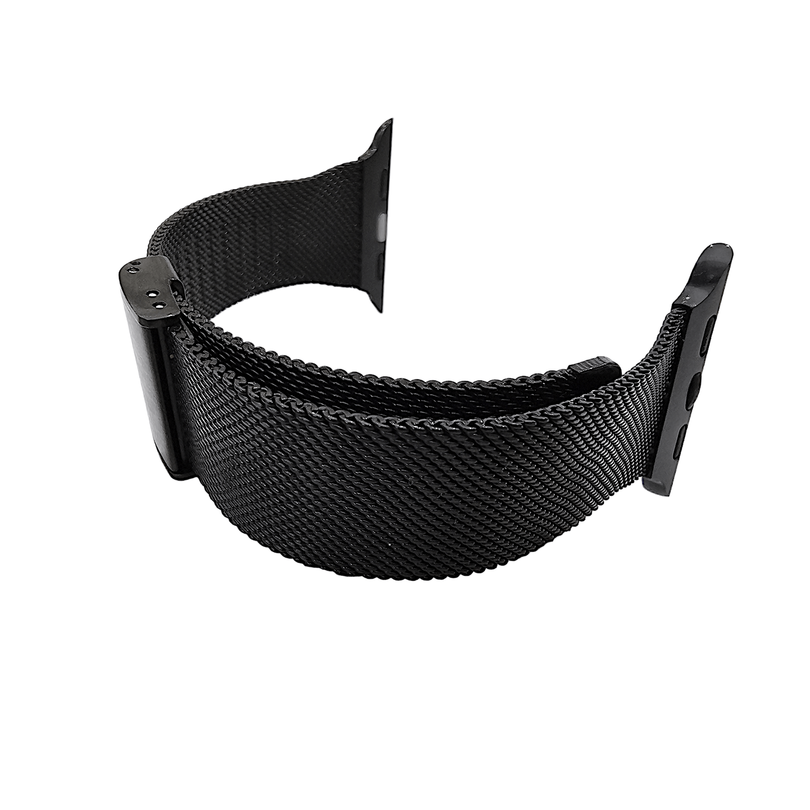 Slim metal milanese Black PVD stainless steel bracelet for Apple Watch - Wrist Envy