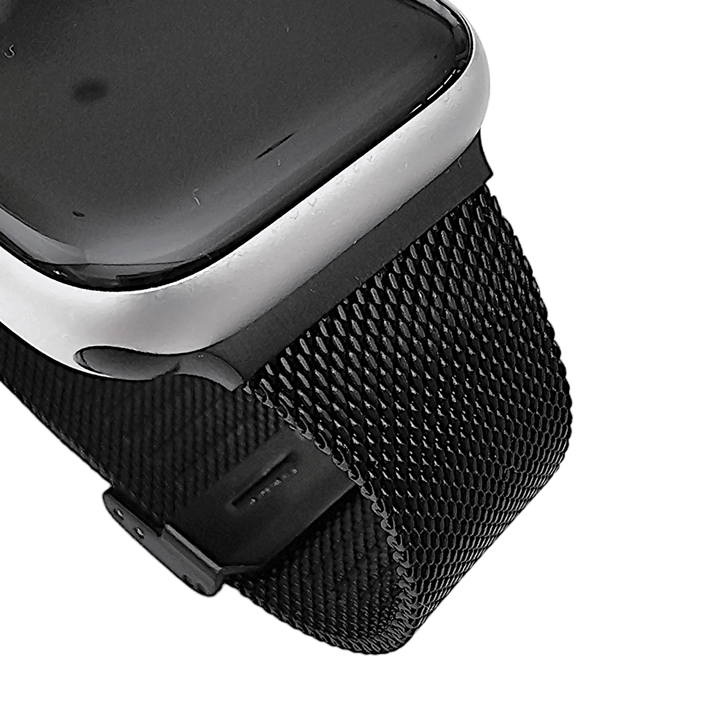 Slim metal milanese Black PVD stainless steel bracelet for Apple Watch - Wrist Envy