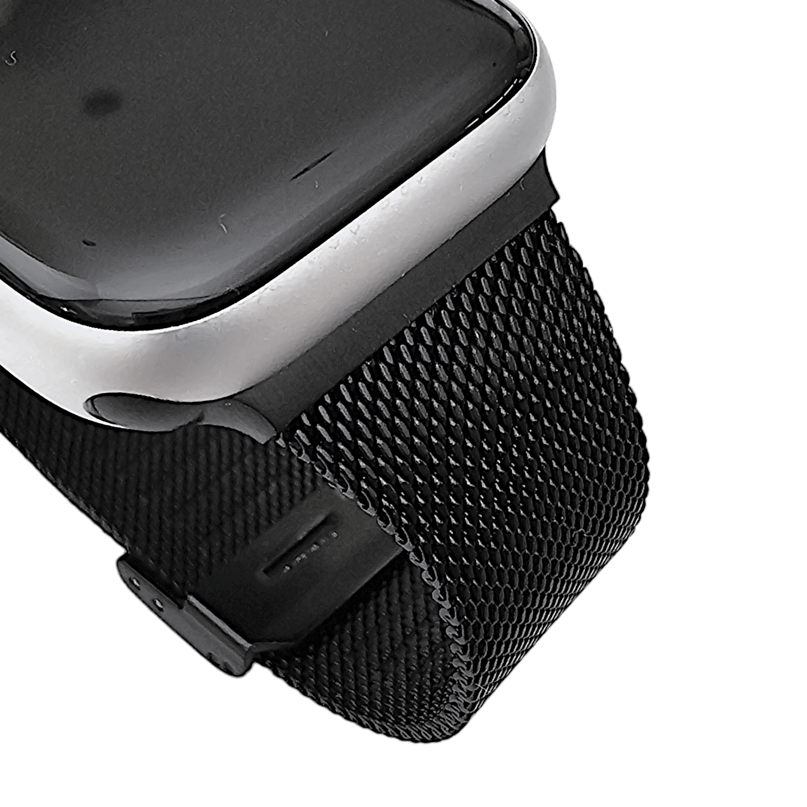 Slim metal milanese Black PVD stainless steel bracelet for Apple Watch - Wrist Envy