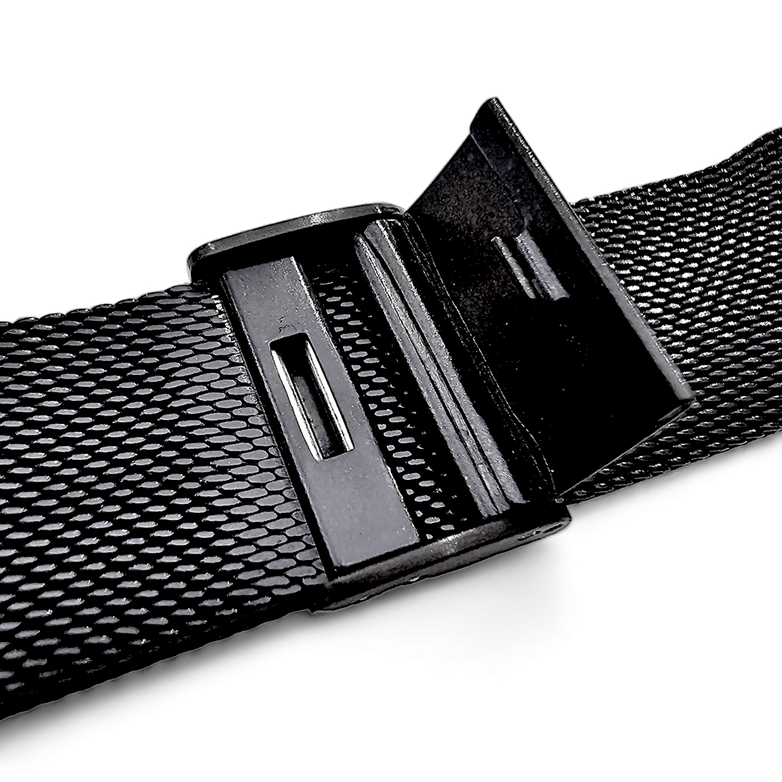 Slim metal milanese Black PVD stainless steel bracelet for Apple Watch - Wrist Envy
