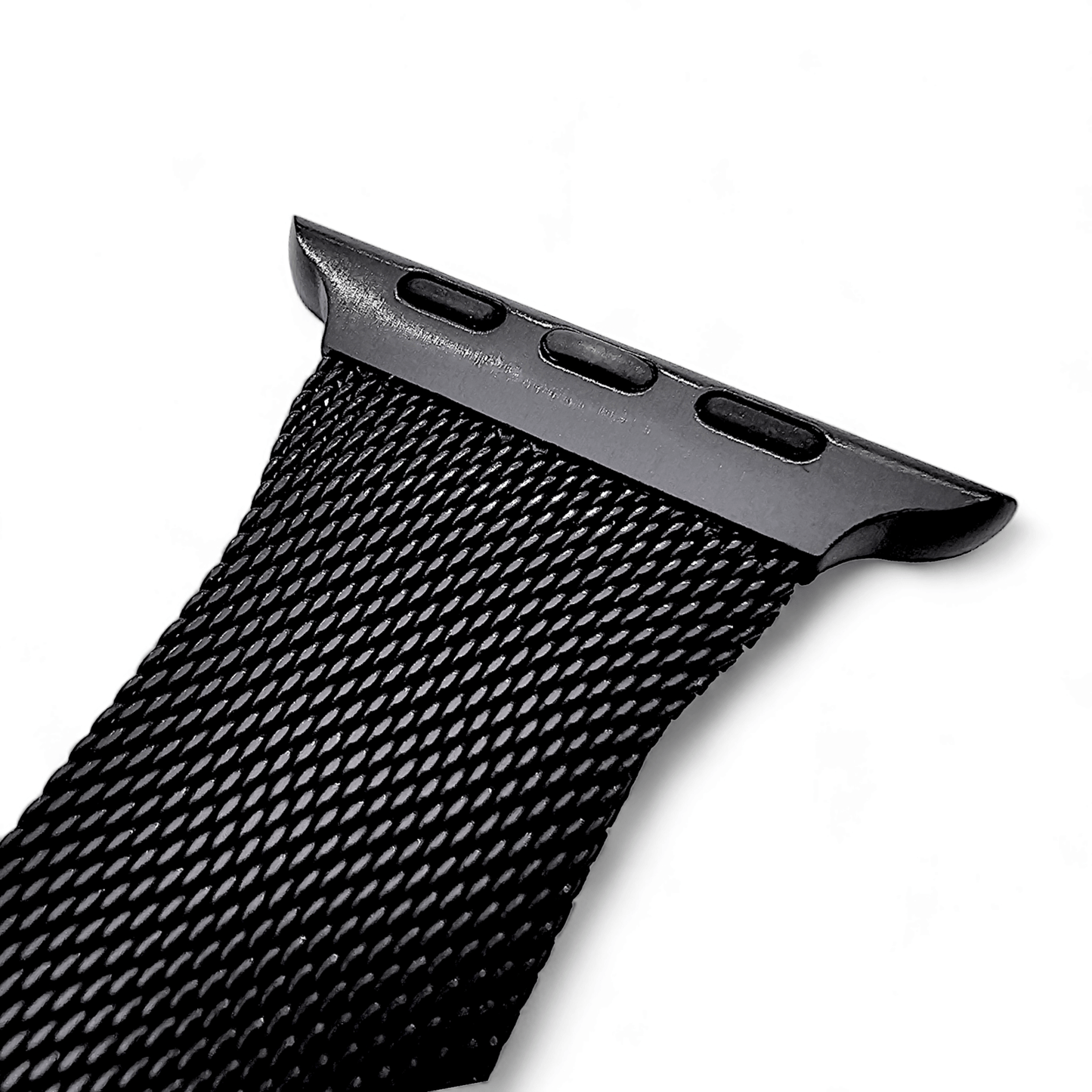 Slim metal milanese Black PVD stainless steel bracelet for Apple Watch - Wrist Envy