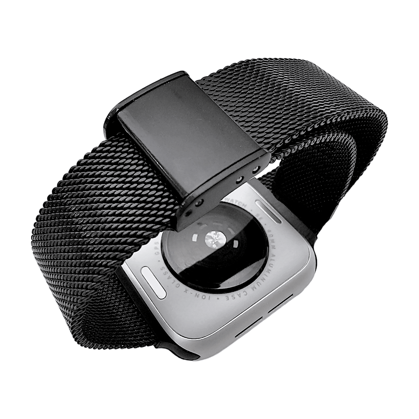 Slim metal milanese Black PVD stainless steel bracelet for Apple Watch - Wrist Envy