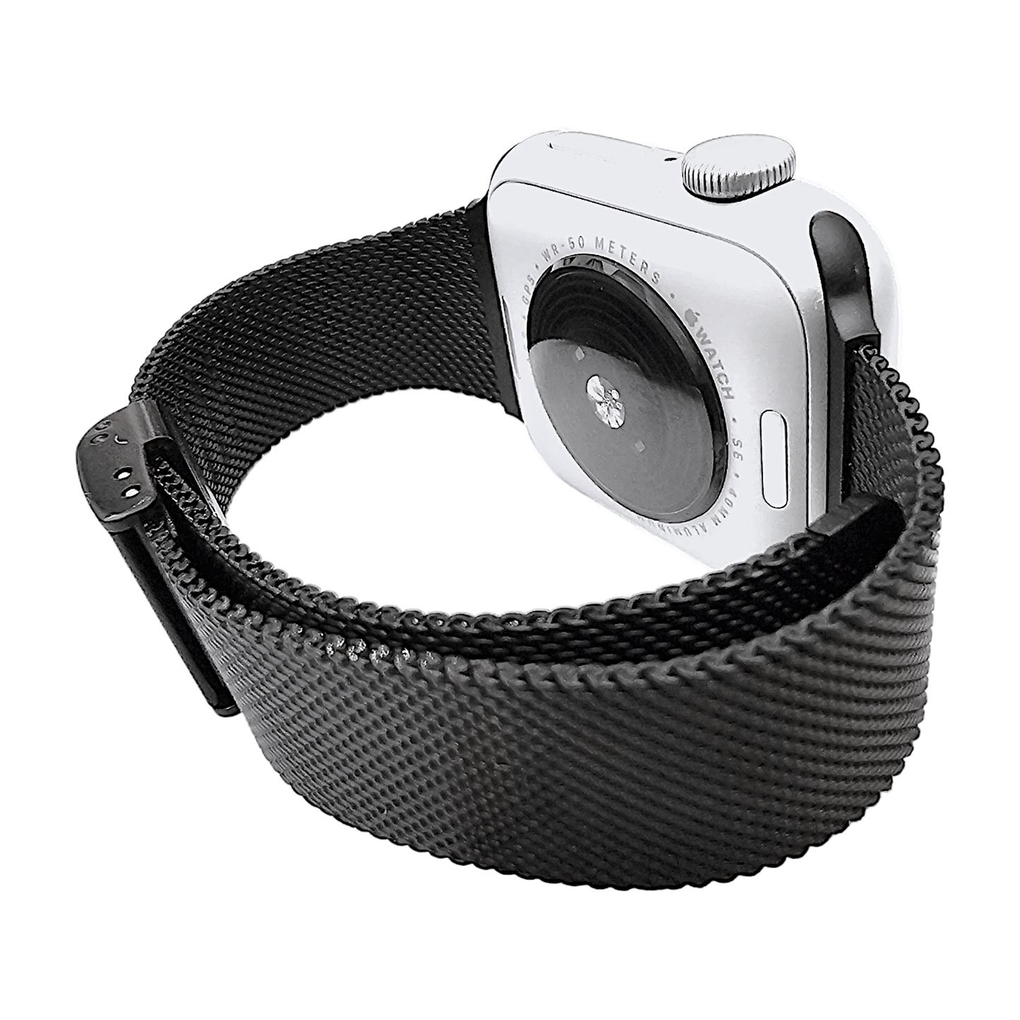 Slim metal milanese Black PVD stainless steel bracelet for Apple Watch - Wrist Envy