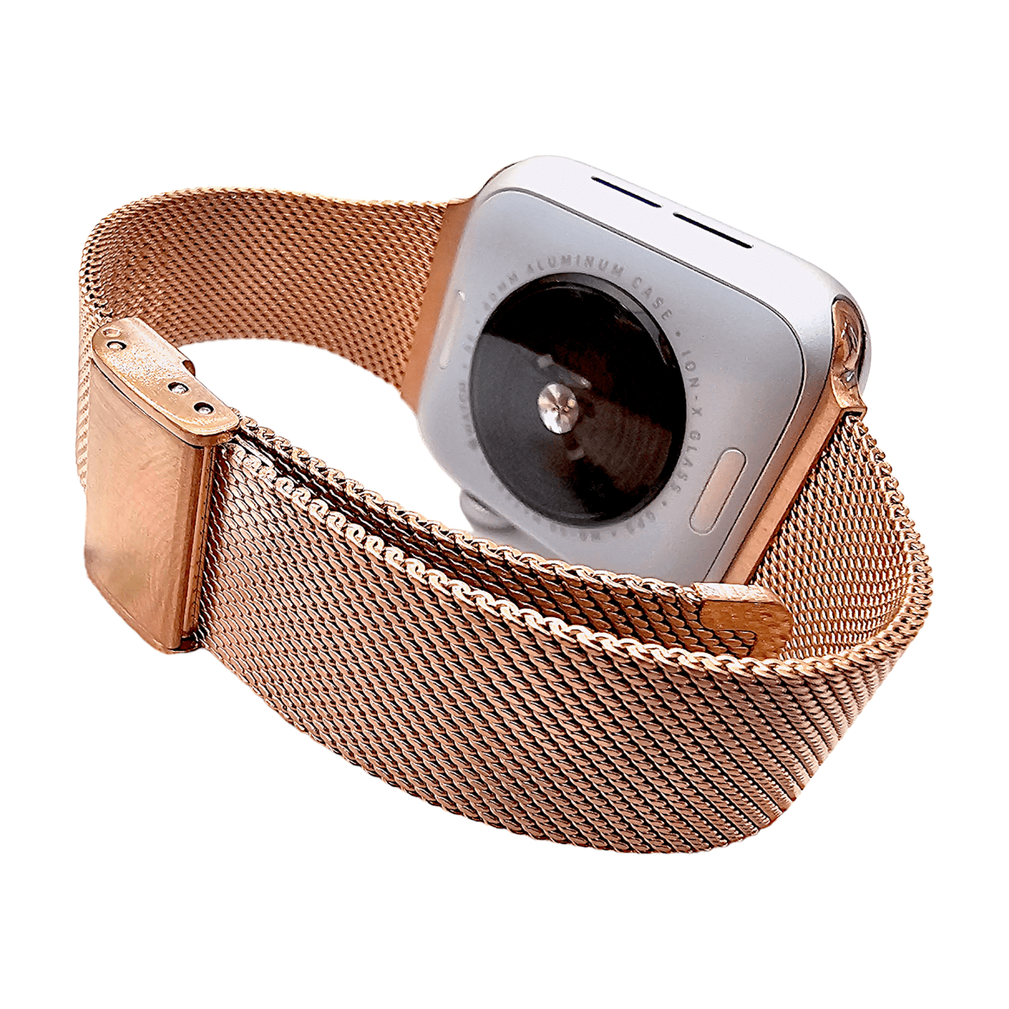 Slim Milanese Mesh Bracelet for Apple Watch Rose Gold - Wrist Envy