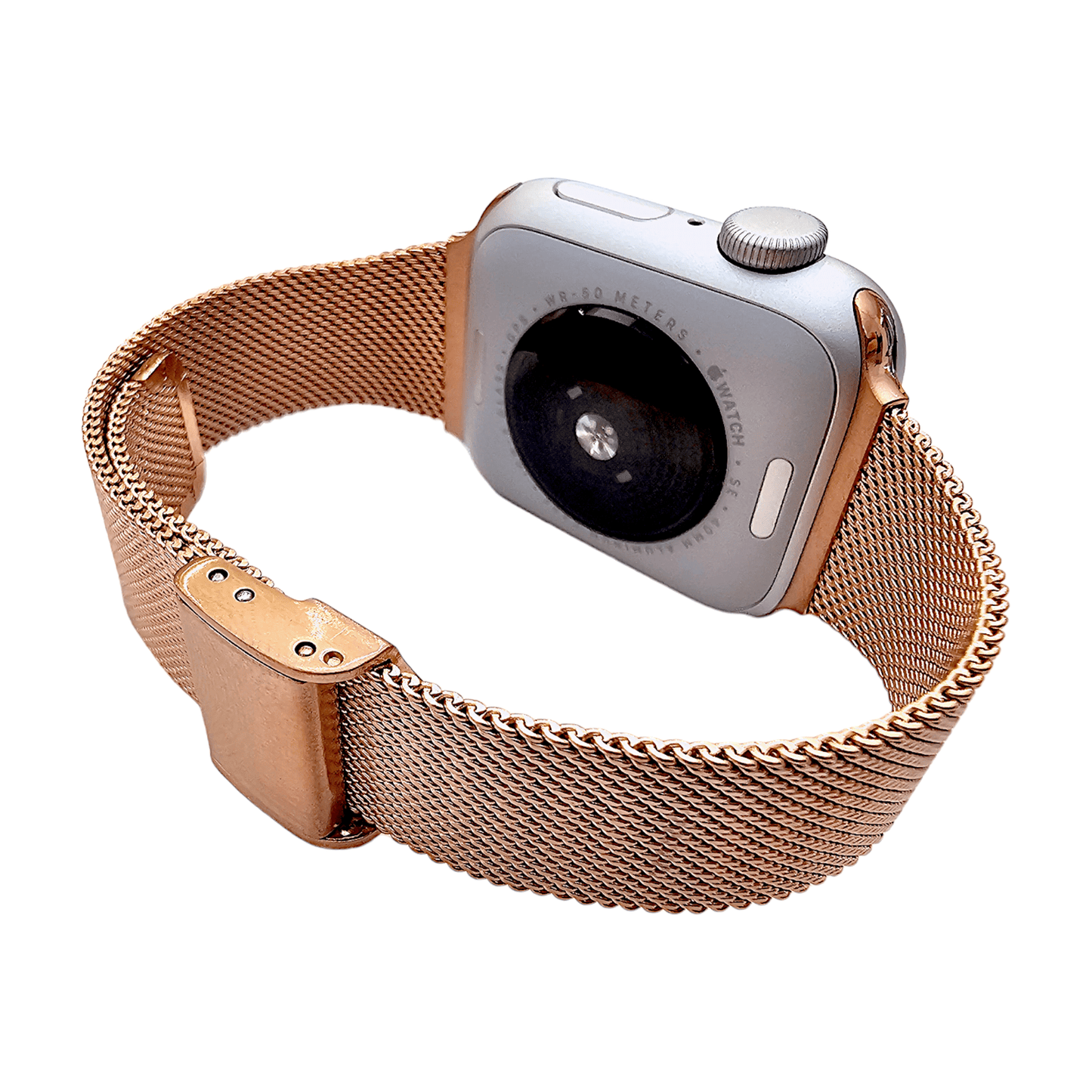 Slim Milanese Mesh Bracelet for Apple Watch Rose Gold - Wrist Envy