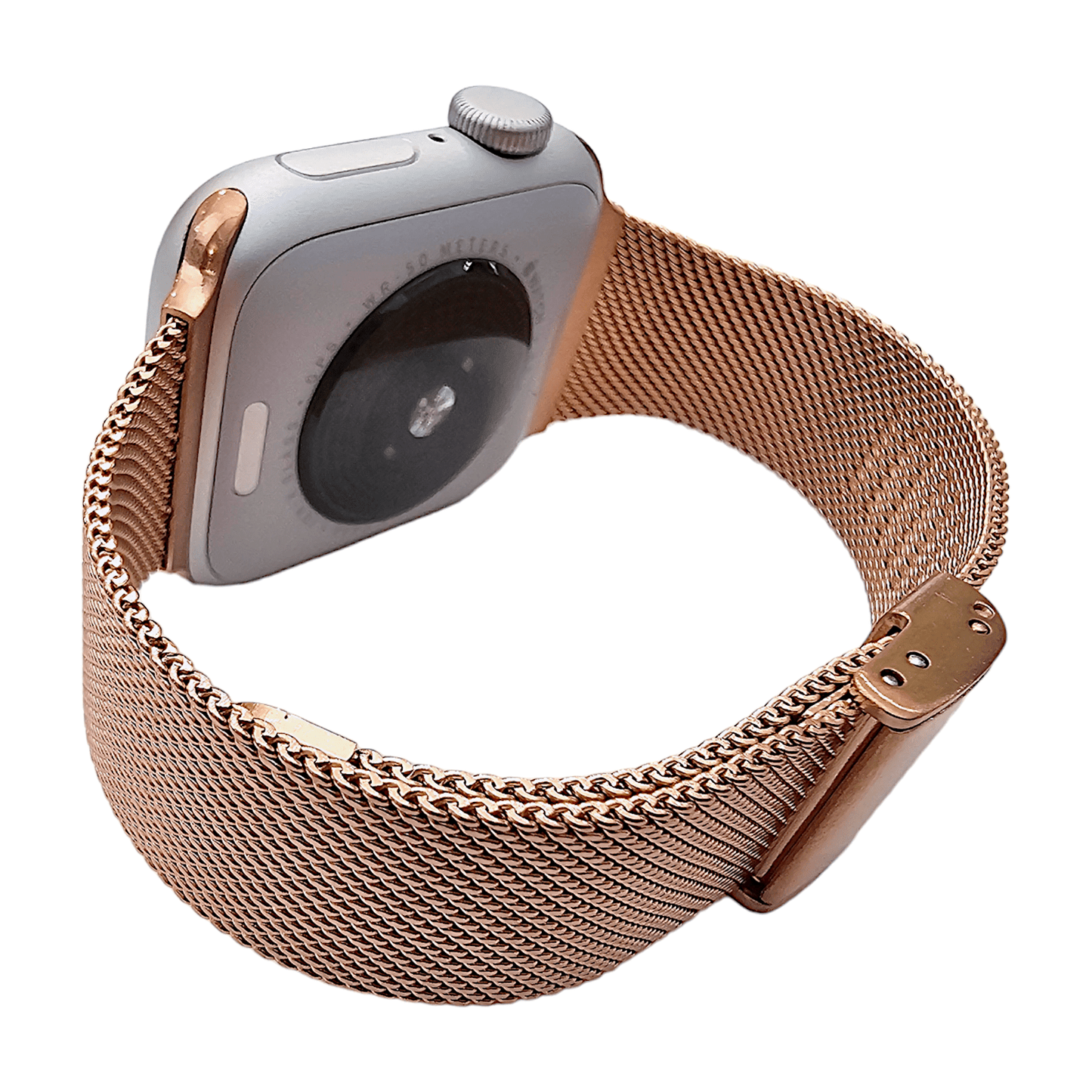 Slim Milanese Mesh Bracelet for Apple Watch Rose Gold - Wrist Envy
