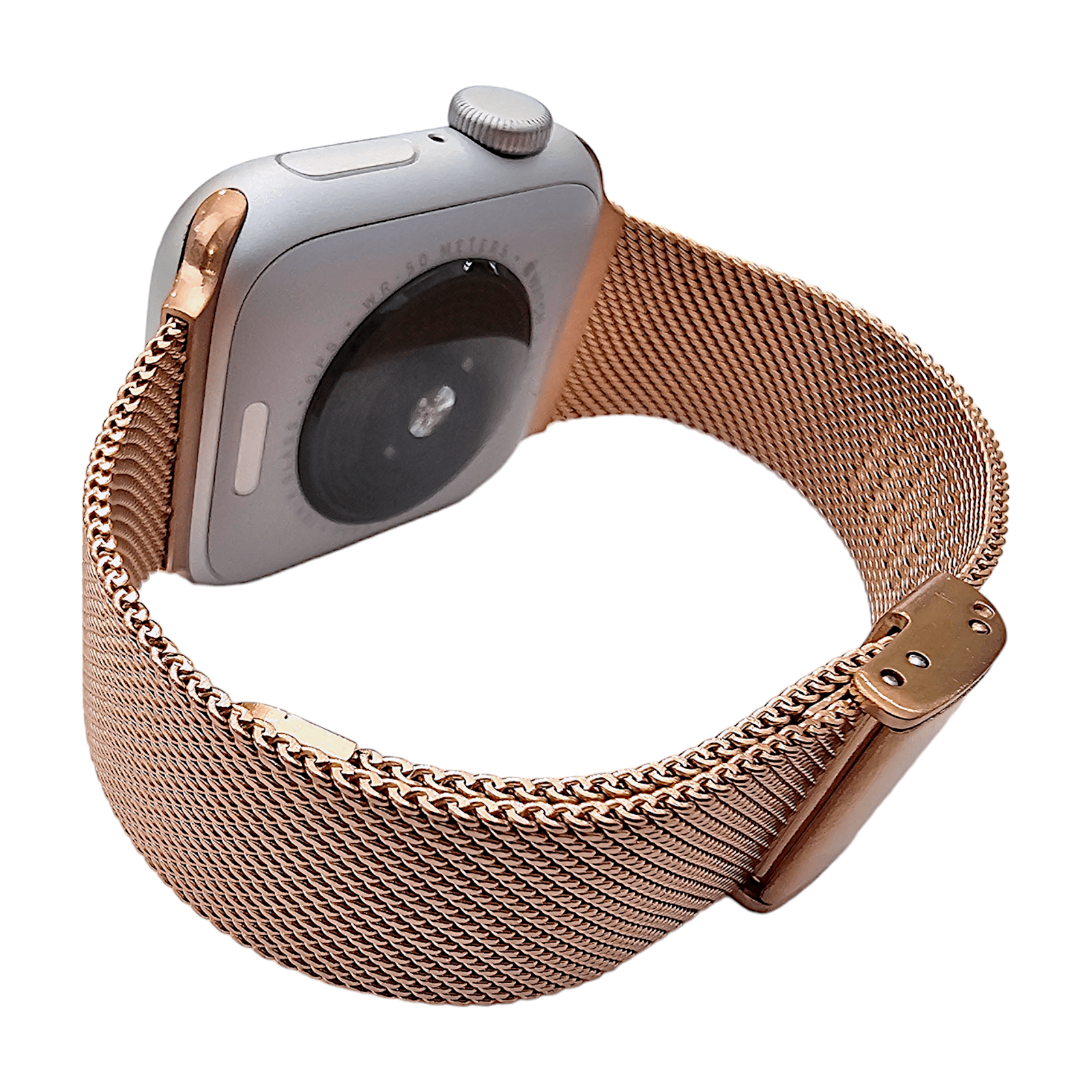 Slim Milanese Mesh Bracelet for Apple Watch Rose Gold - Wrist Envy