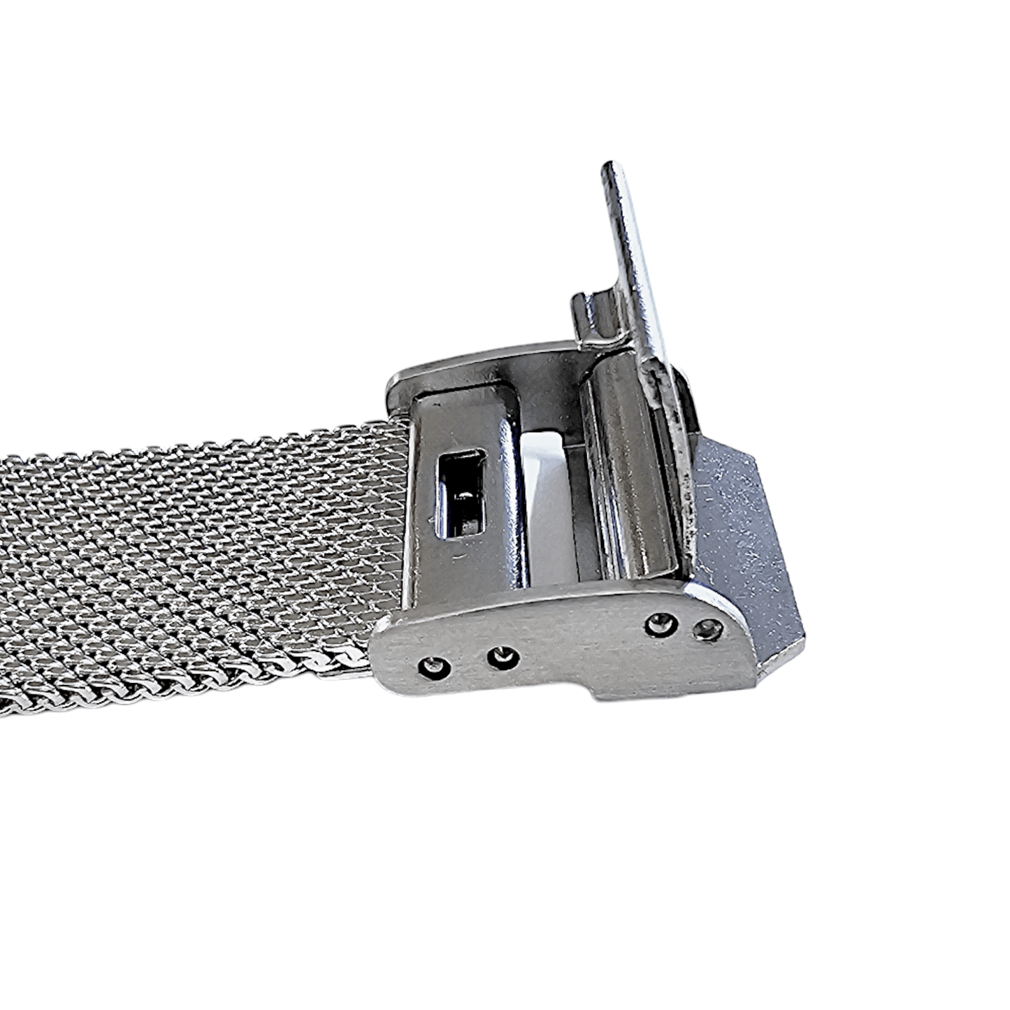 Slim milanese stainless steel bracelet for Apple Watch Silver Coloured - Wrist Envy