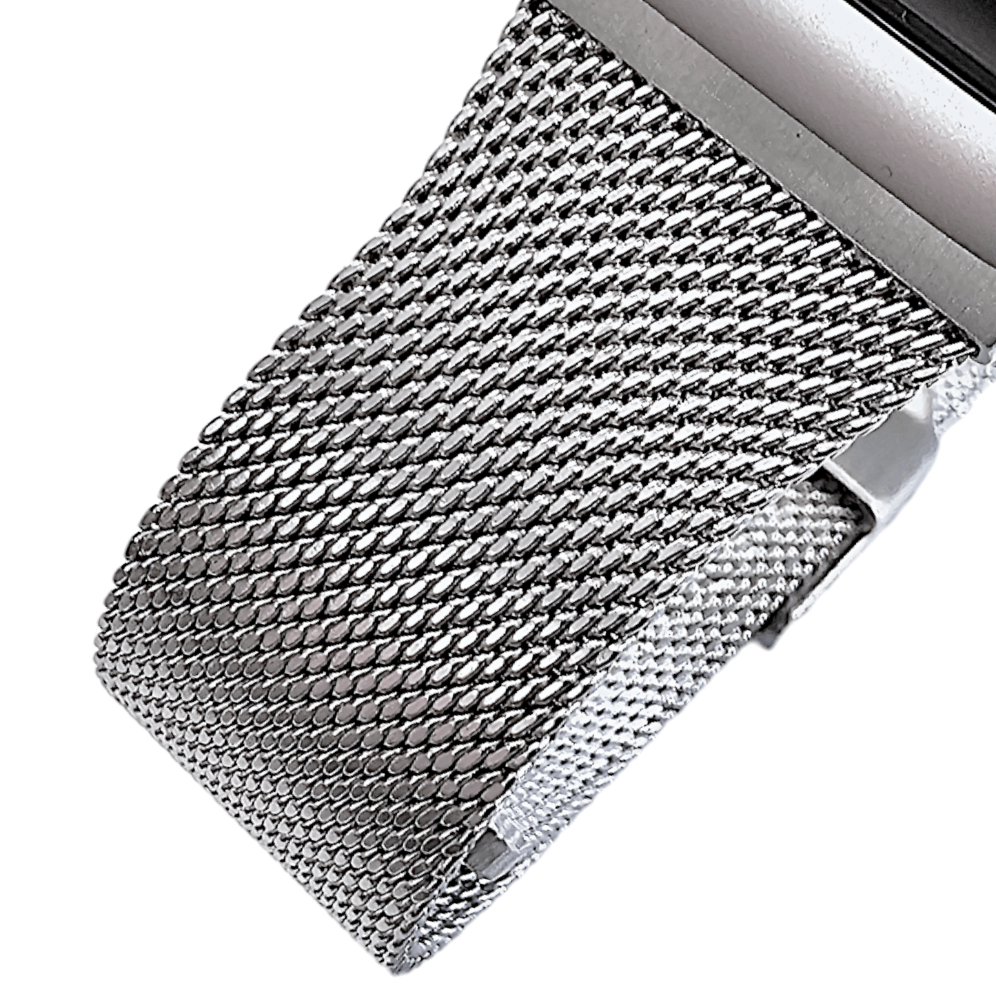 Slim milanese stainless steel bracelet for Apple Watch Silver Coloured - Wrist Envy