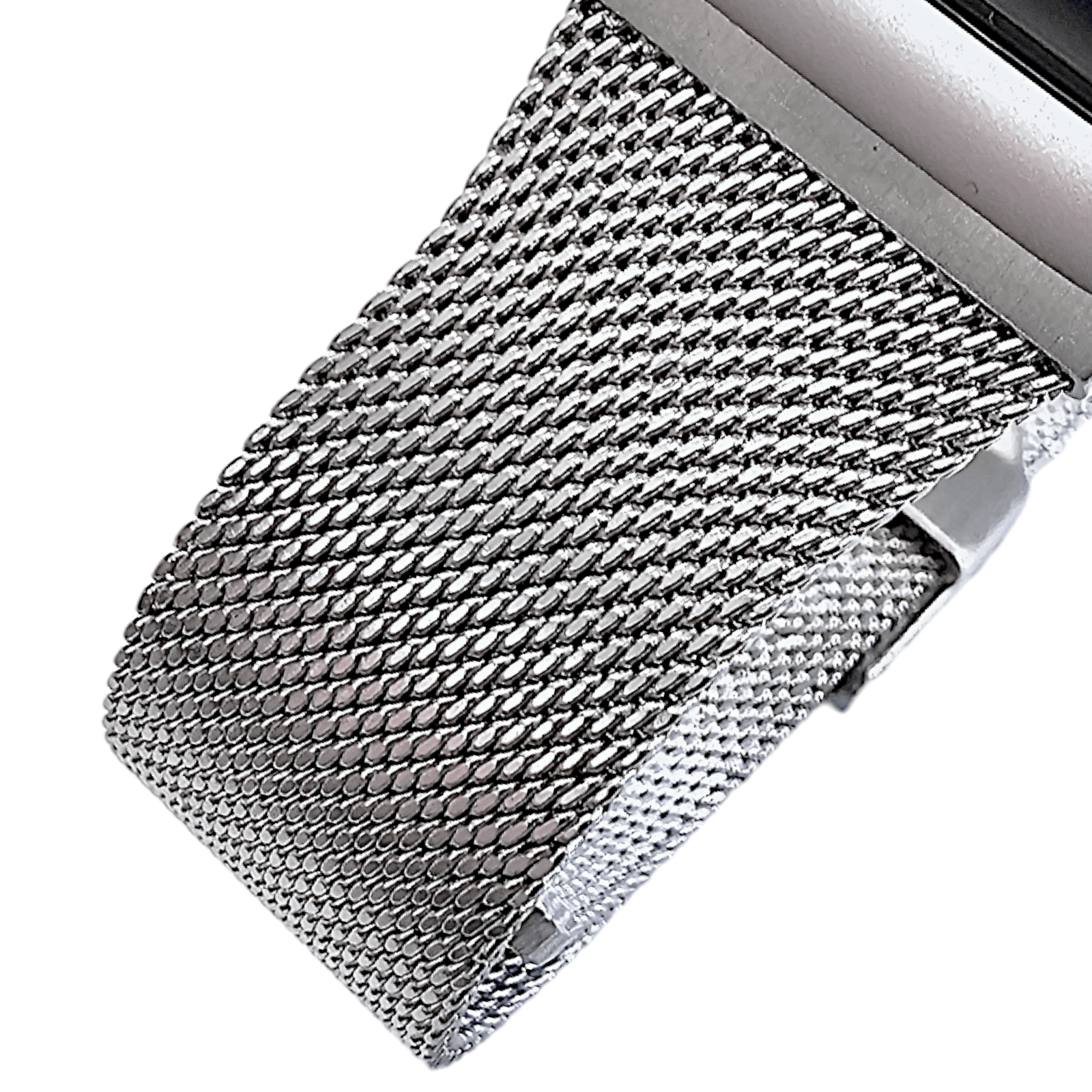 Slim milanese stainless steel bracelet for Apple Watch Silver Coloured - Wrist Envy