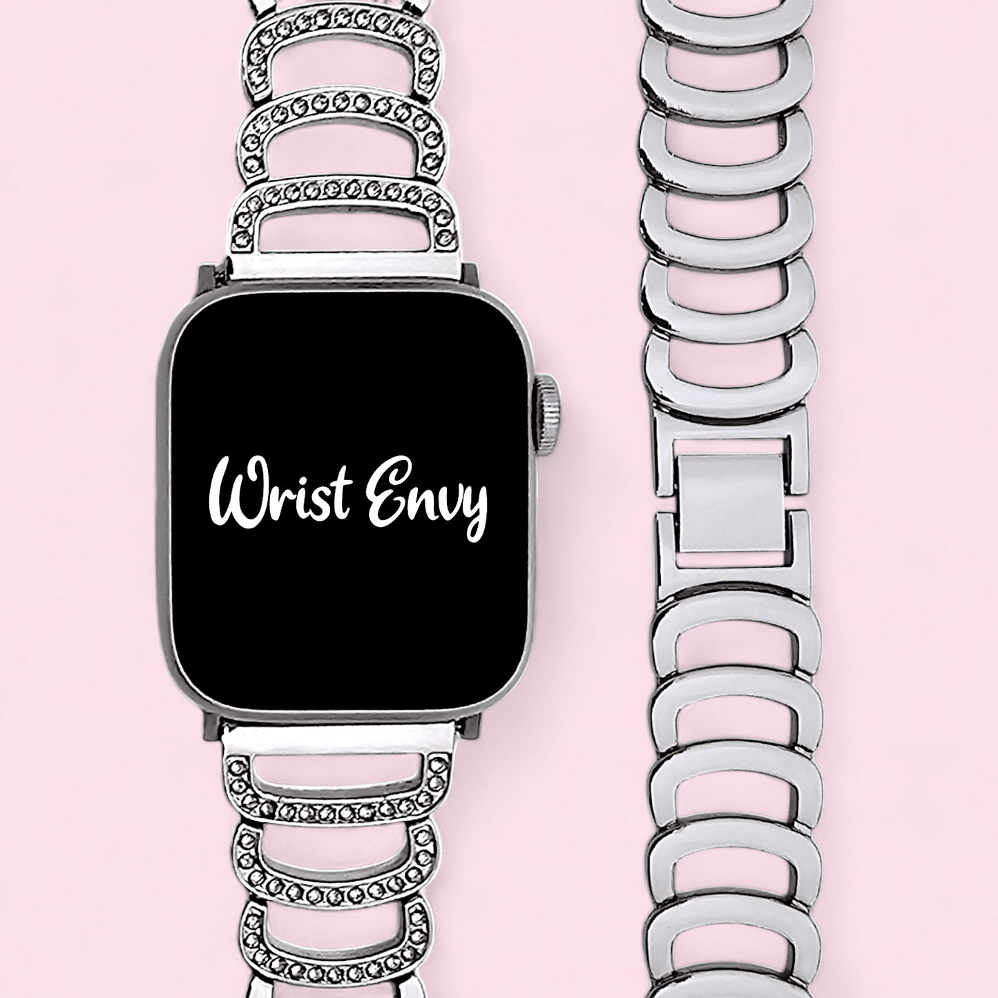 Slinky Links Bracelet for Apple Watch Silver - Wrist Envy