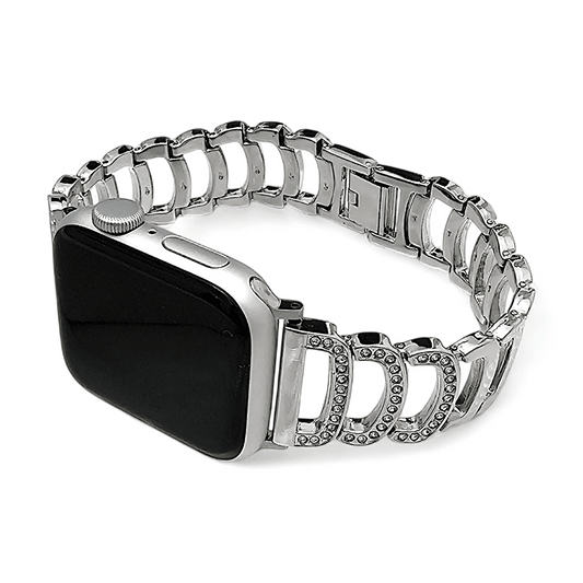Slinky Links Bracelet for Apple Watch Silver - Wrist Envy