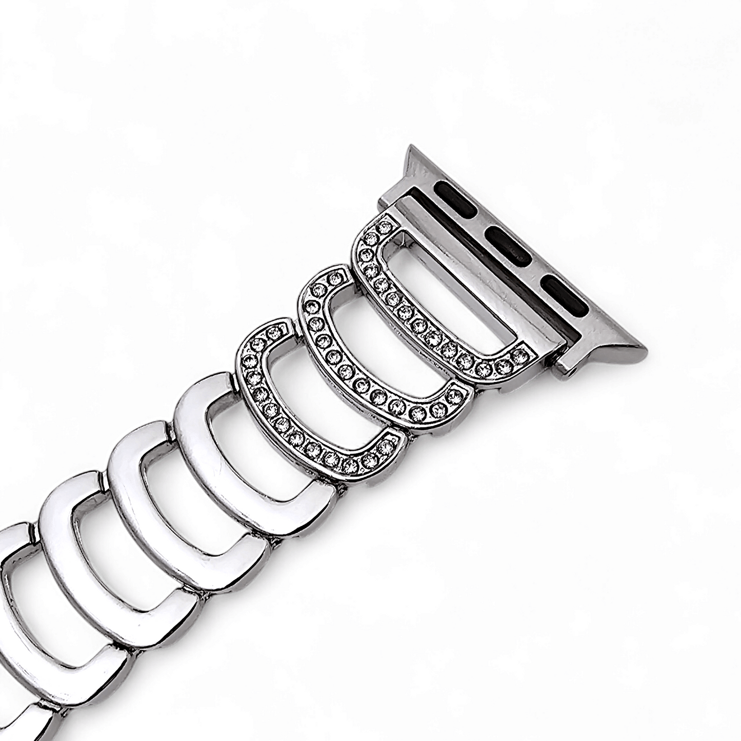 Slinky Links Bracelet for Apple Watch Silver - Wrist Envy