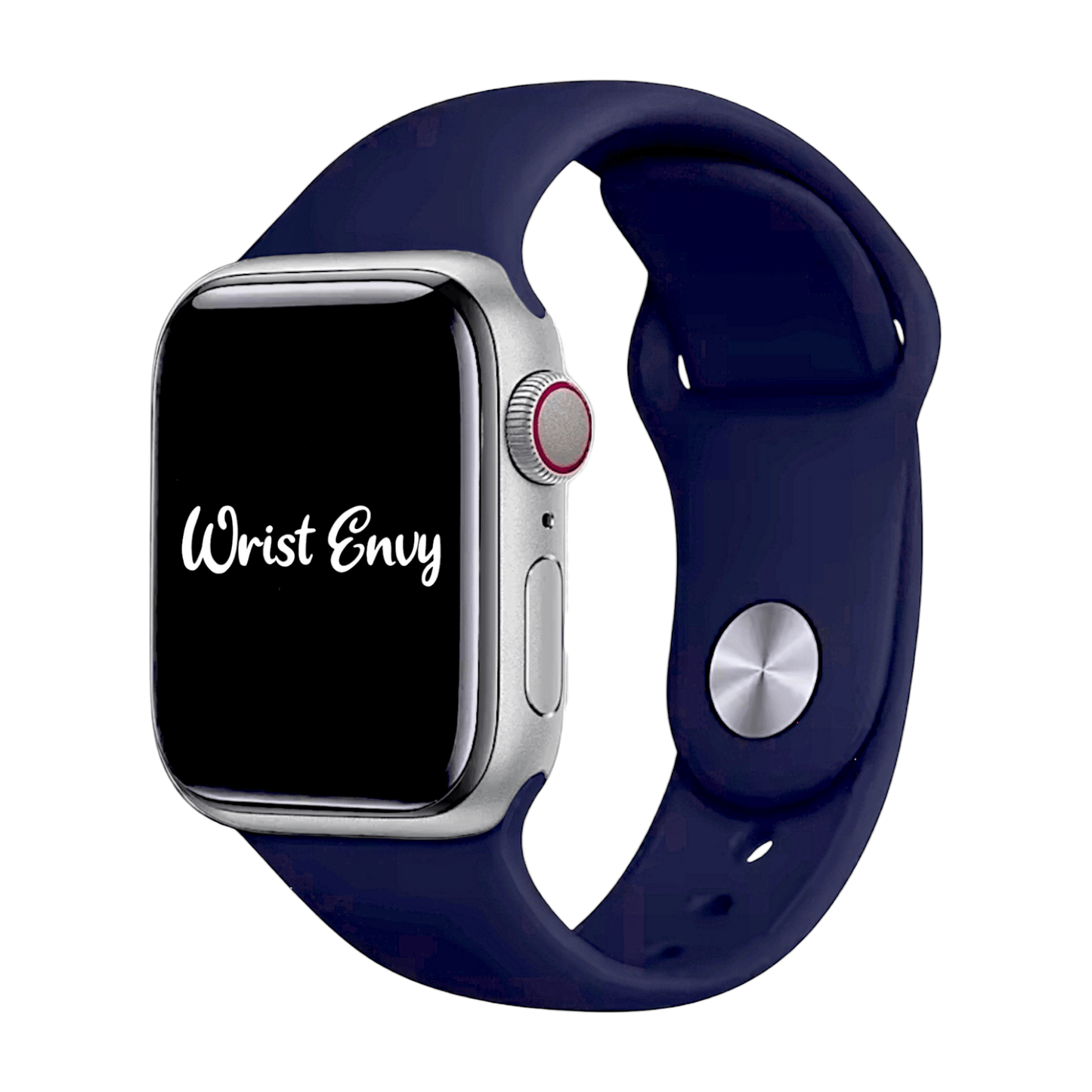 Soft Silicone Watch Strap For Apple Smart Watch Dark Saphire - Wrist Envy