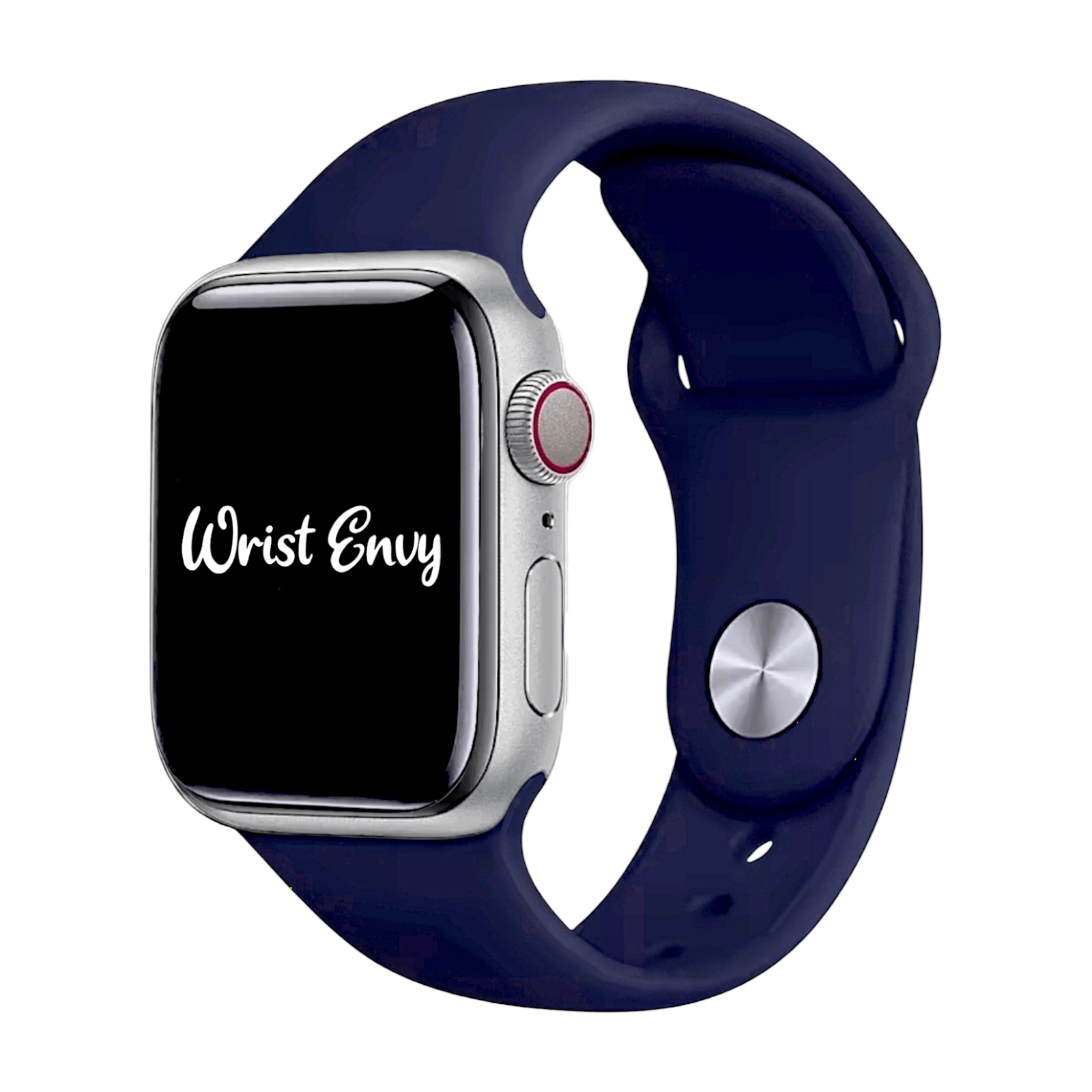 Soft Silicone Watch Strap For Apple Smart Watch Dark Saphire - Wrist Envy