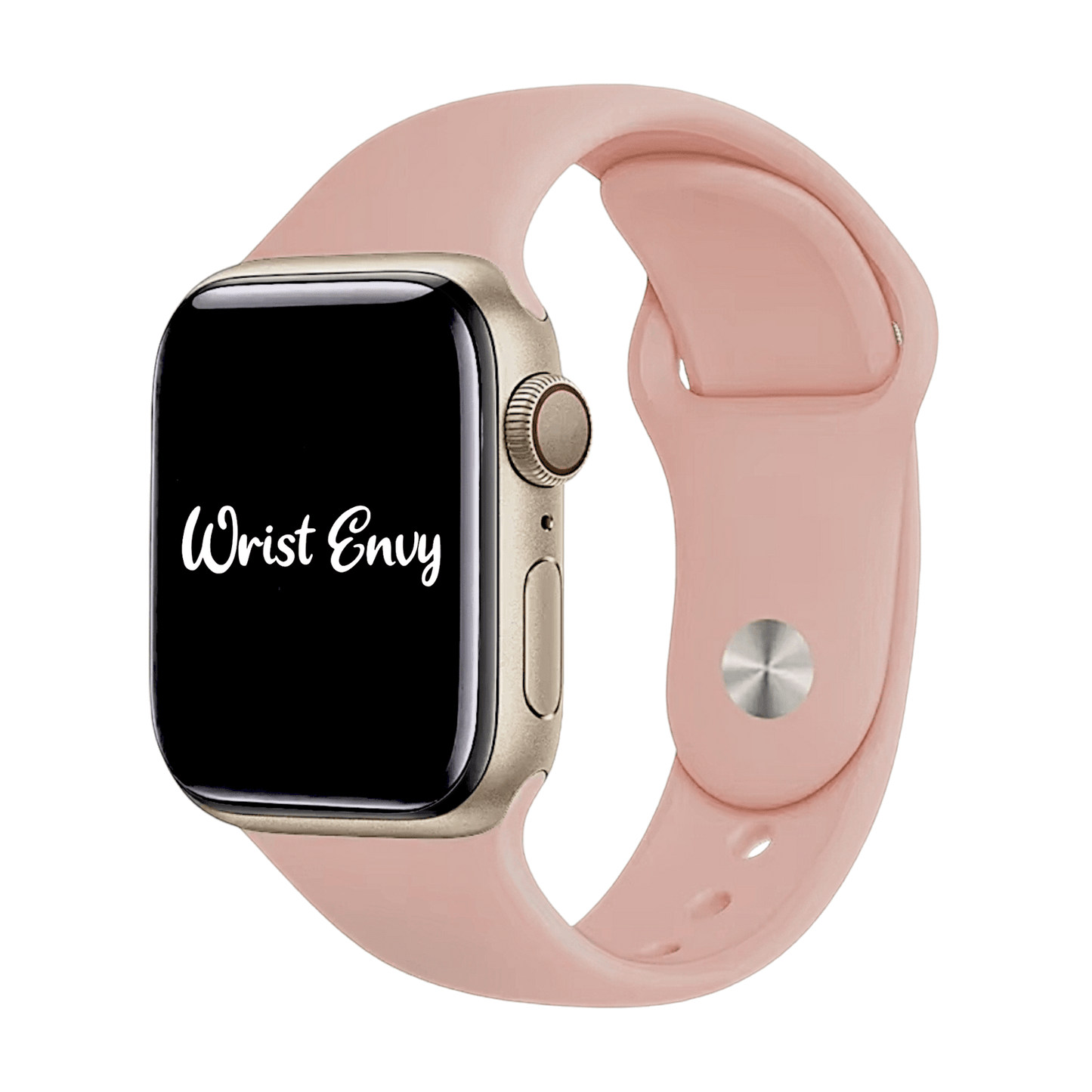 Soft Silicone Watch Strap For Apple Smart Watch Dusty Pink - Wrist Envy