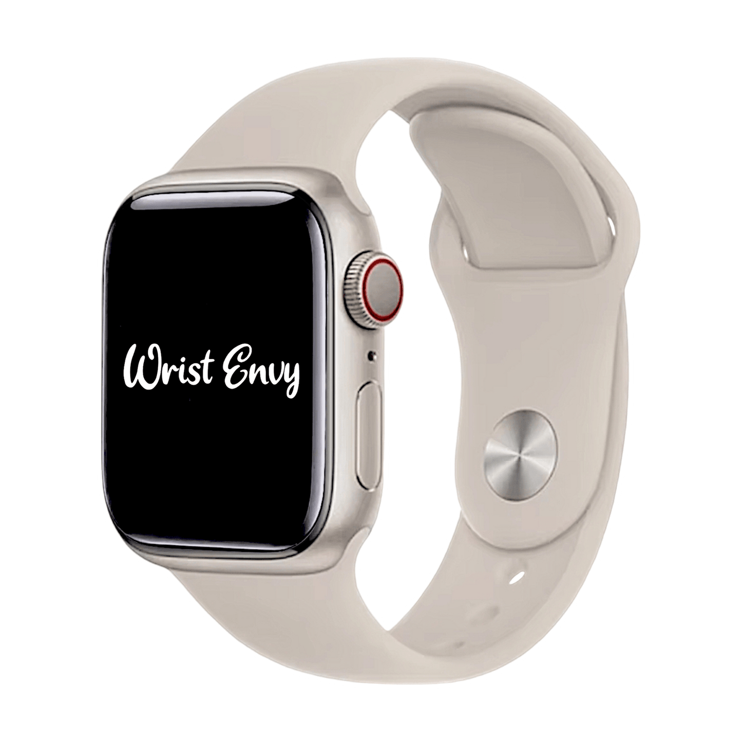 Soft Silicone Watch Strap For Apple Smart Watch Starlight - Wrist Envy