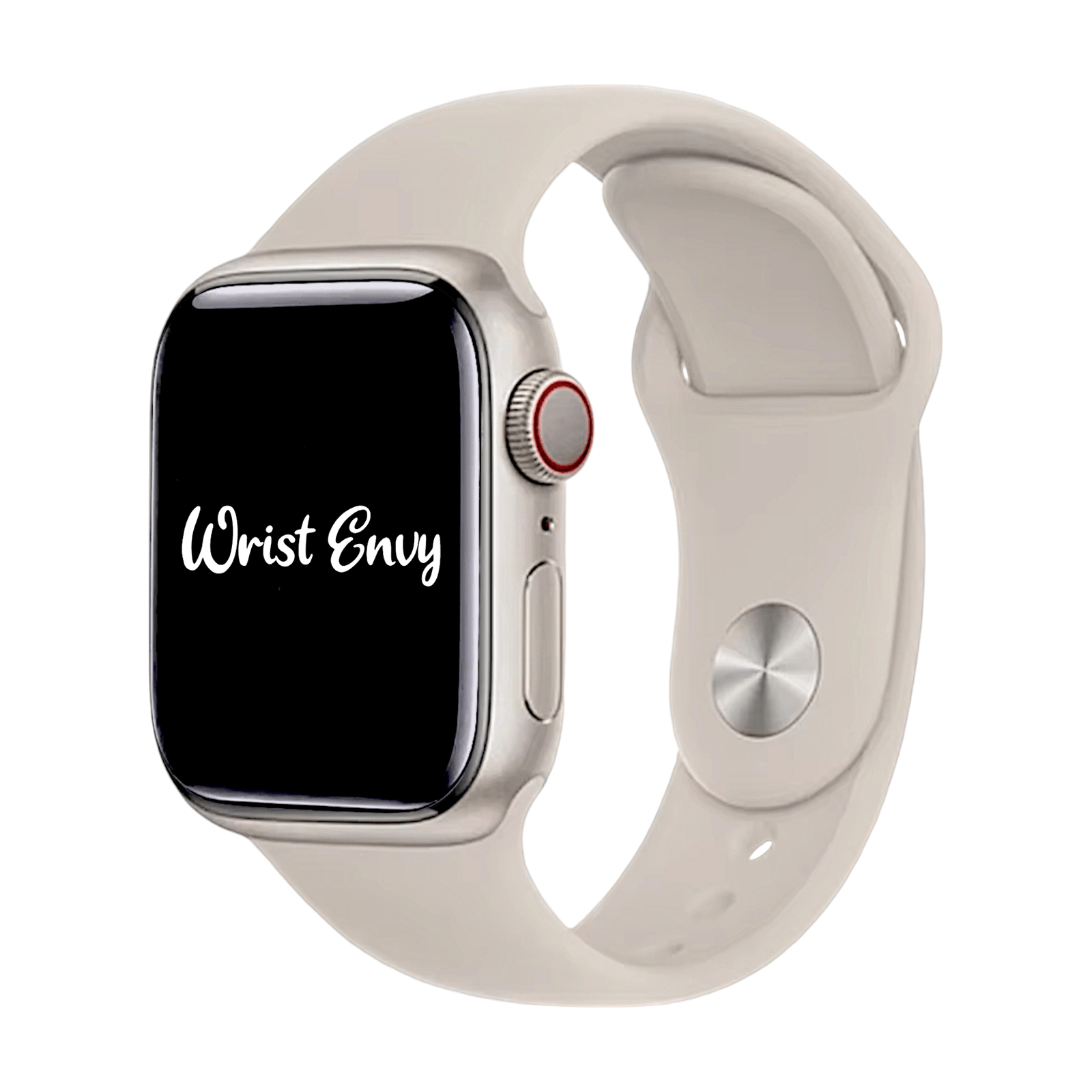 Soft Silicone Watch Strap For Apple Smart Watch Starlight - Wrist Envy