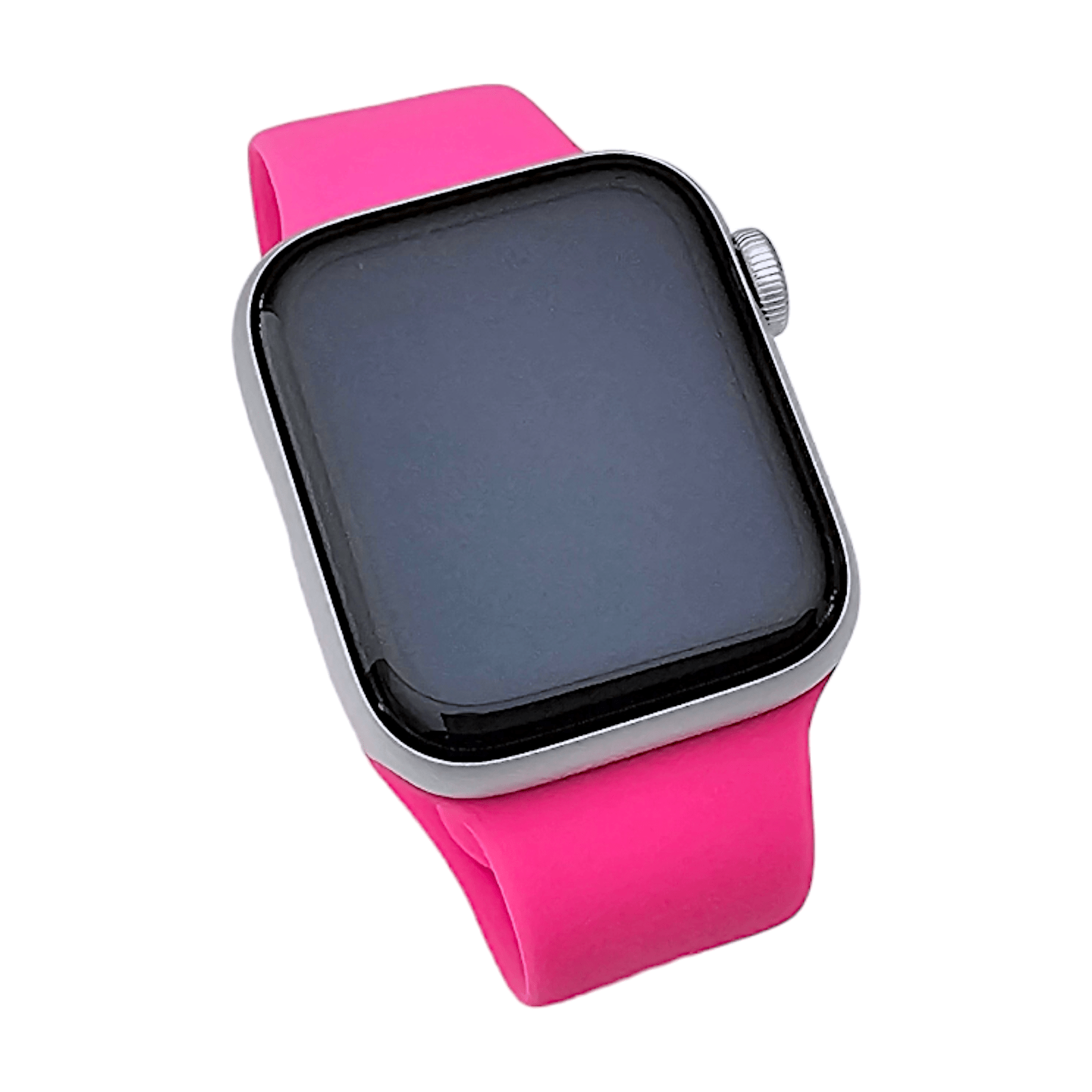 Soft Silicone Watch Strap For Apple Watch Bright Pink - Wrist Envy