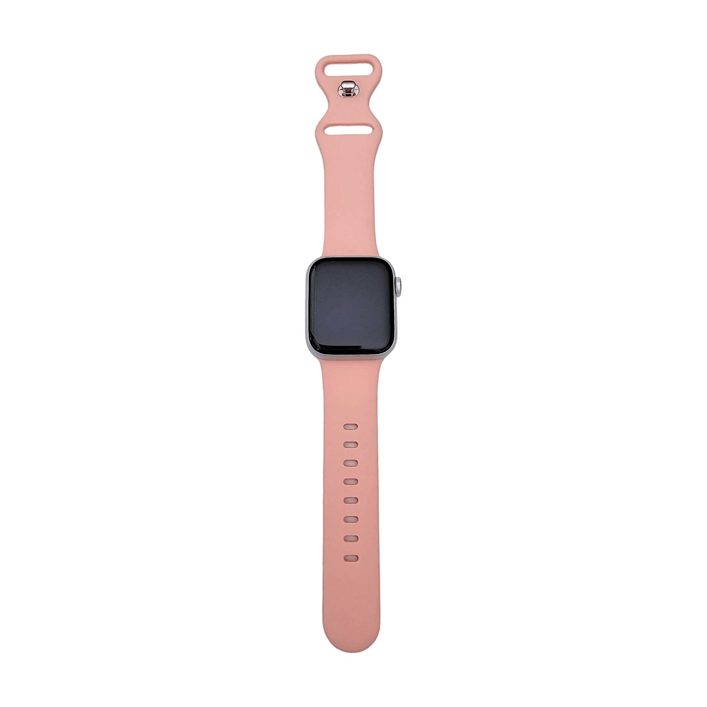 Soft Silicone Watch Strap For Apple Watch Coral Pink - Wrist Envy