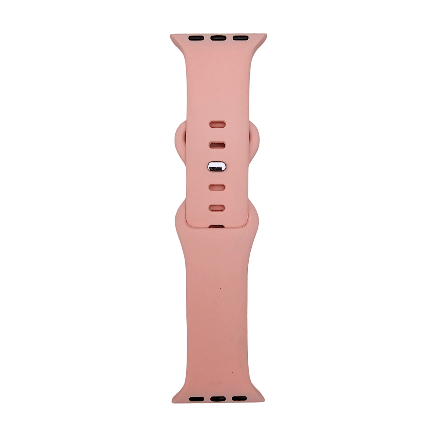 Soft Silicone Watch Strap For Apple Watch Coral Pink - Wrist Envy