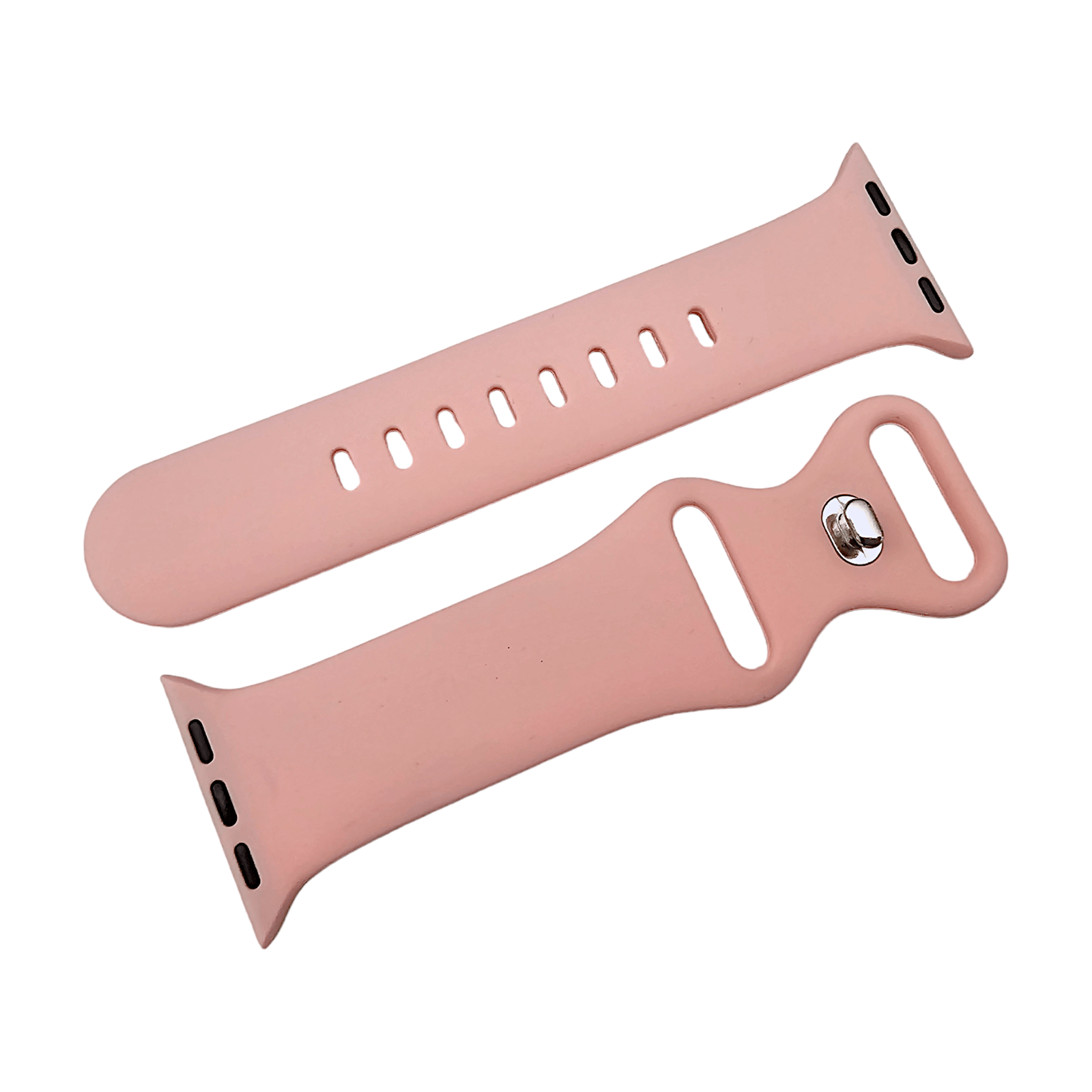Soft Silicone Watch Strap For Apple Watch Coral Pink - Wrist Envy