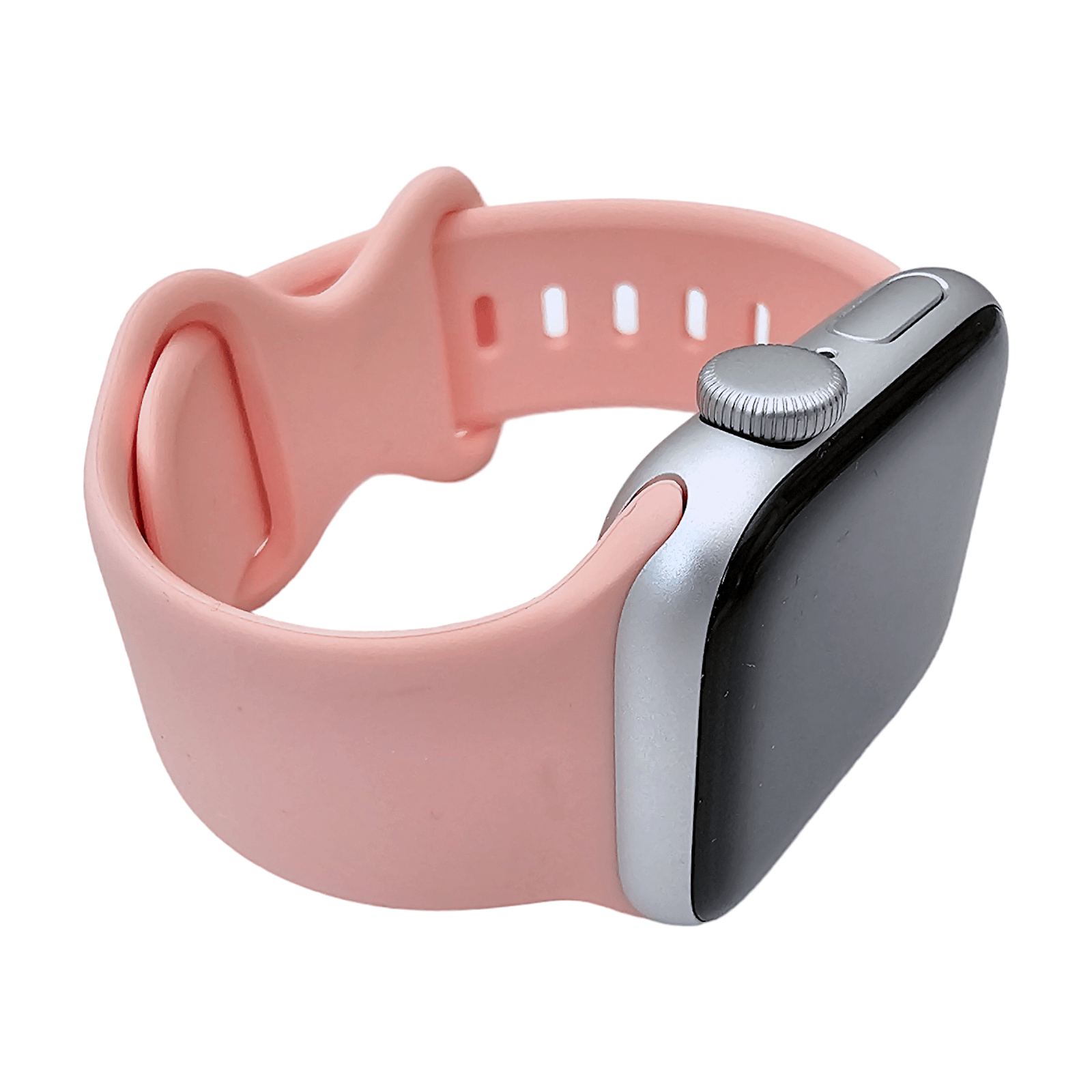 Soft Silicone Watch Strap For Apple Watch Coral Pink - Wrist Envy
