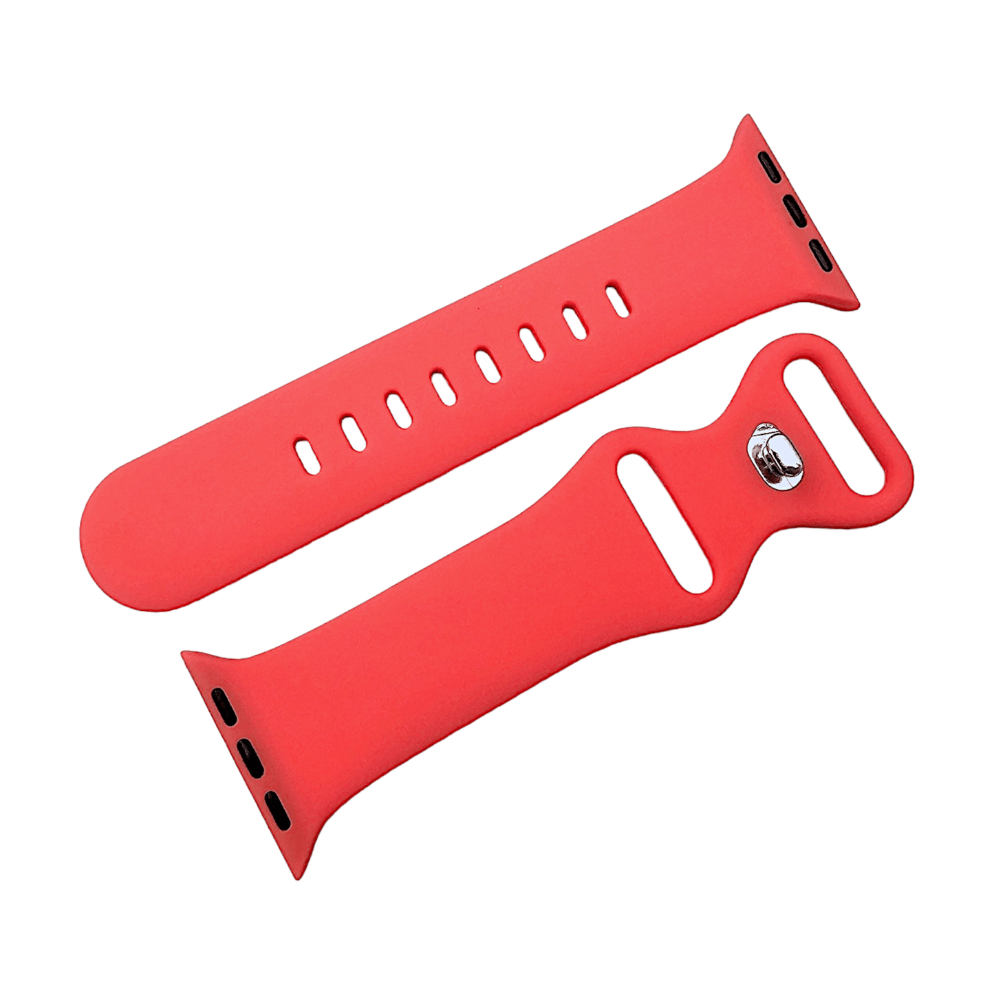 Soft Silicone Watch Strap For Apple Watch Red - Wrist Envy