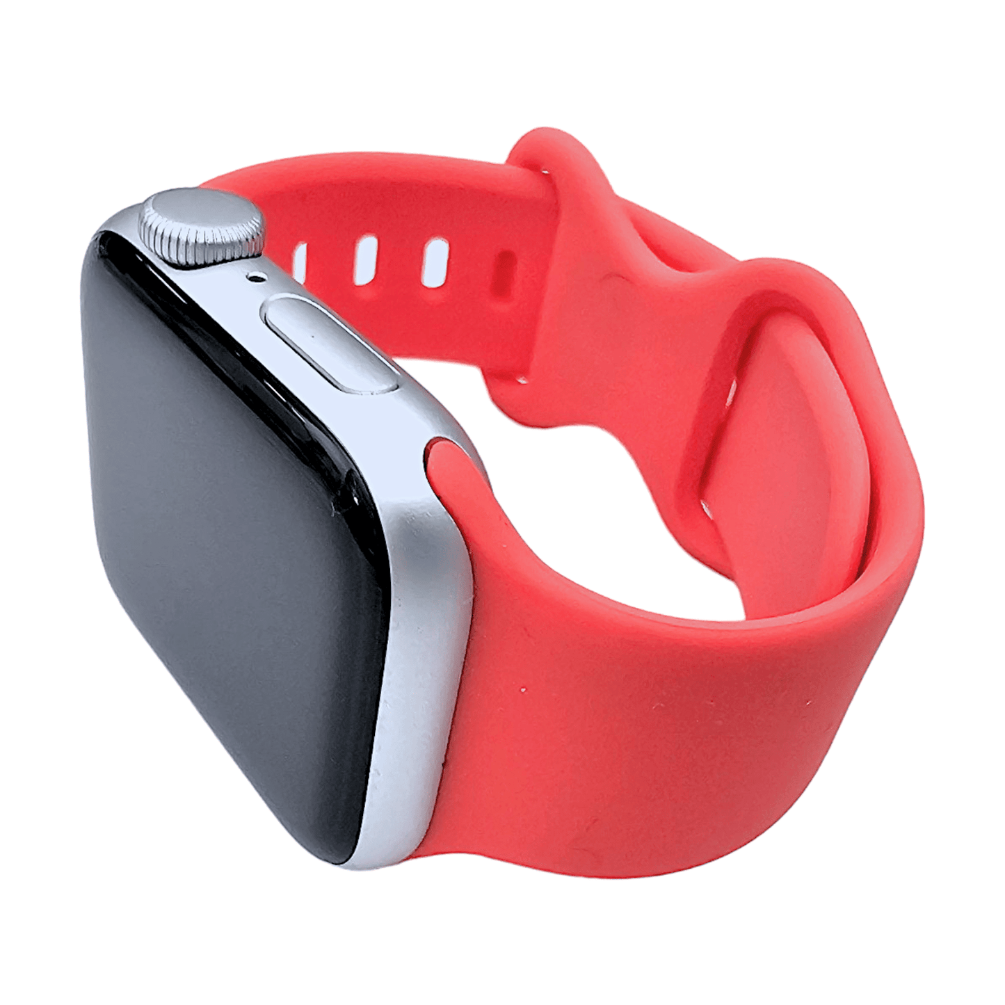 Soft Silicone Watch Strap For Apple Watch Red - Wrist Envy