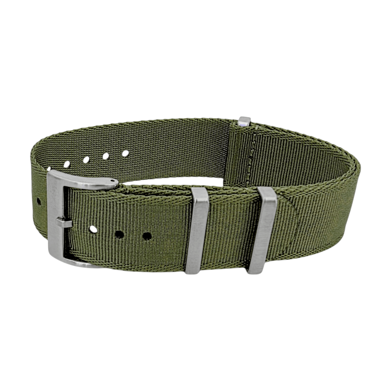 Sovereign Luxury Nylon Watch Strap Military 18mm 20mm 22mm Army Green - Wrist Envy