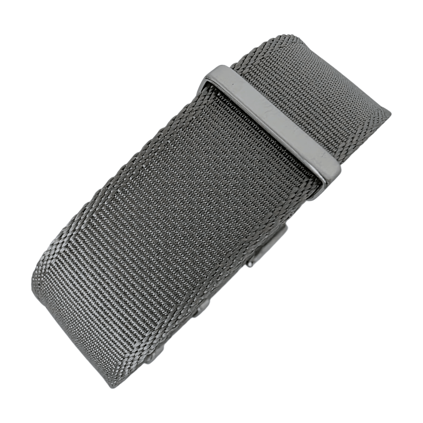 Sovereign Luxury Nylon Watch Strap Military 18mm 20mm 22mm Silver Grey - Wrist Envy