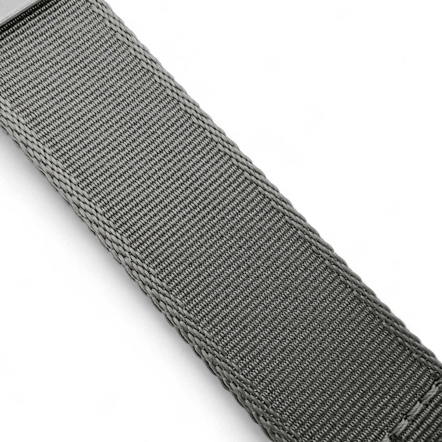 Sovereign Luxury Nylon Watch Strap Military 18mm 20mm 22mm Silver Grey - Wrist Envy