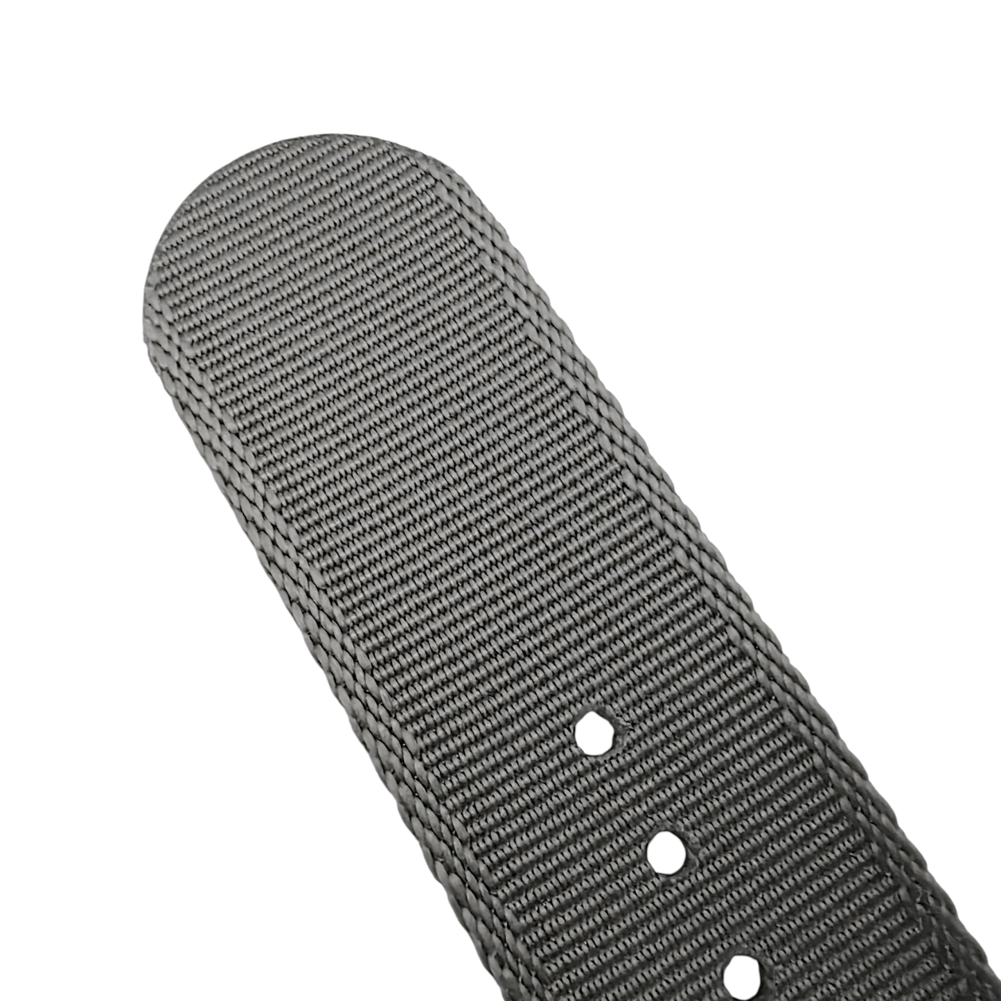 Sovereign Luxury Nylon Watch Strap Military 18mm 20mm 22mm Silver Grey - Wrist Envy