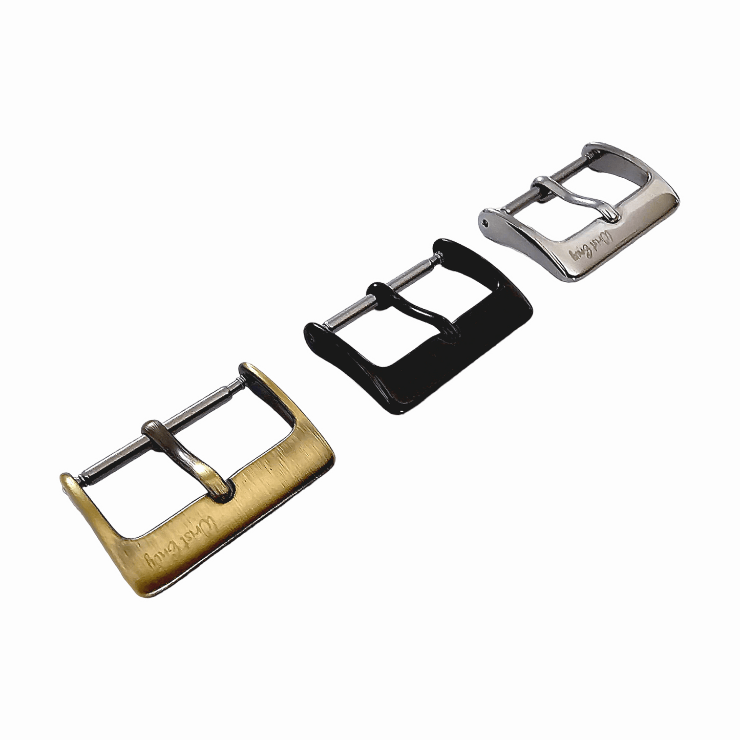 Stainless Steel Tang Buckle Classic Watch Strap Band 16mm 18mm 20mm - Wrist Envy