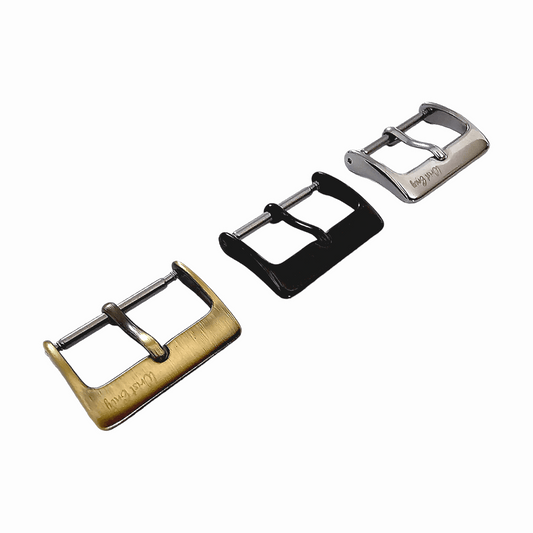 Stainless Steel Tang Buckle Classic Watch Strap Band 16mm 18mm 20mm - Wrist Envy