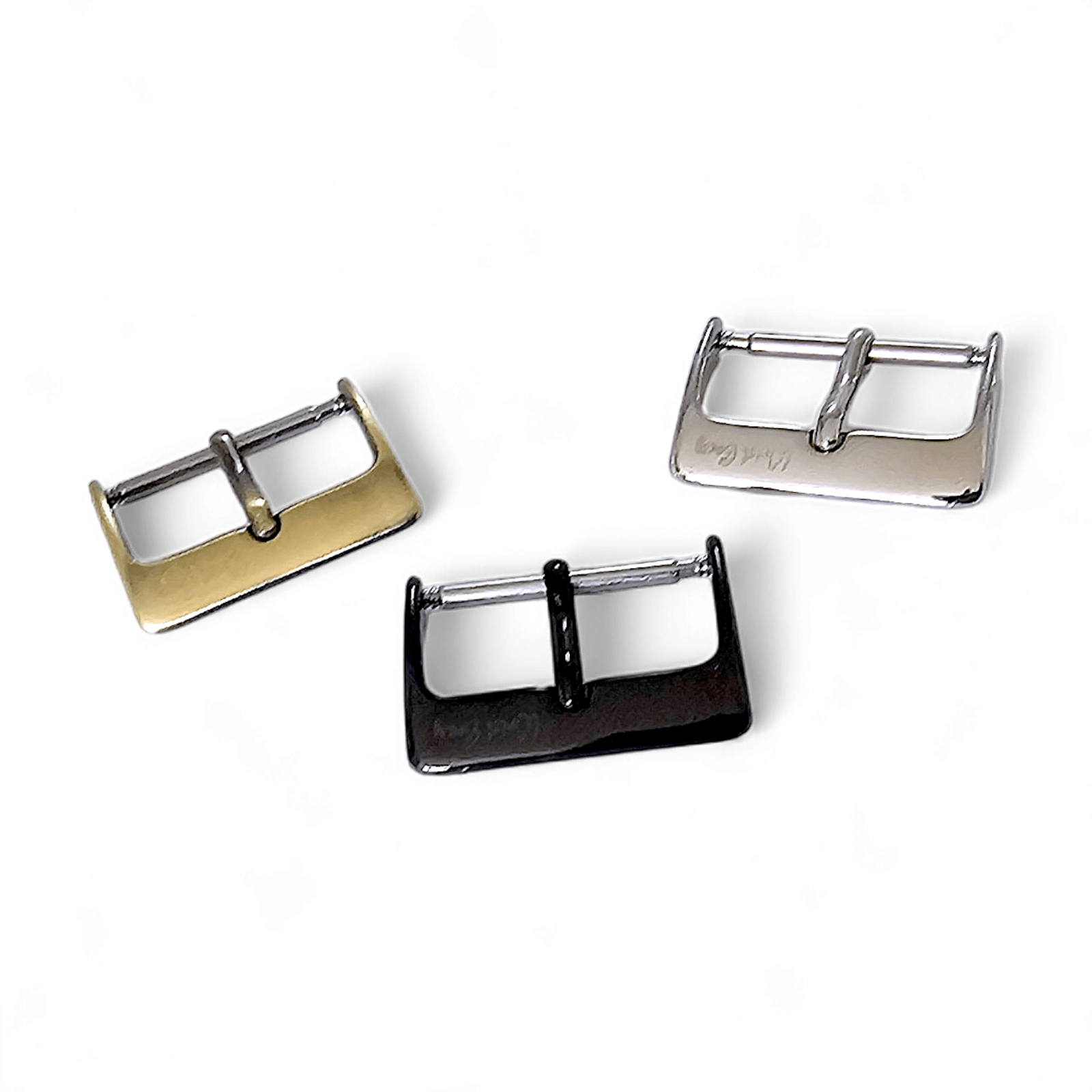 Stainless Steel Tang Buckle Classic Watch Strap Band 16mm 18mm 20mm - Wrist Envy