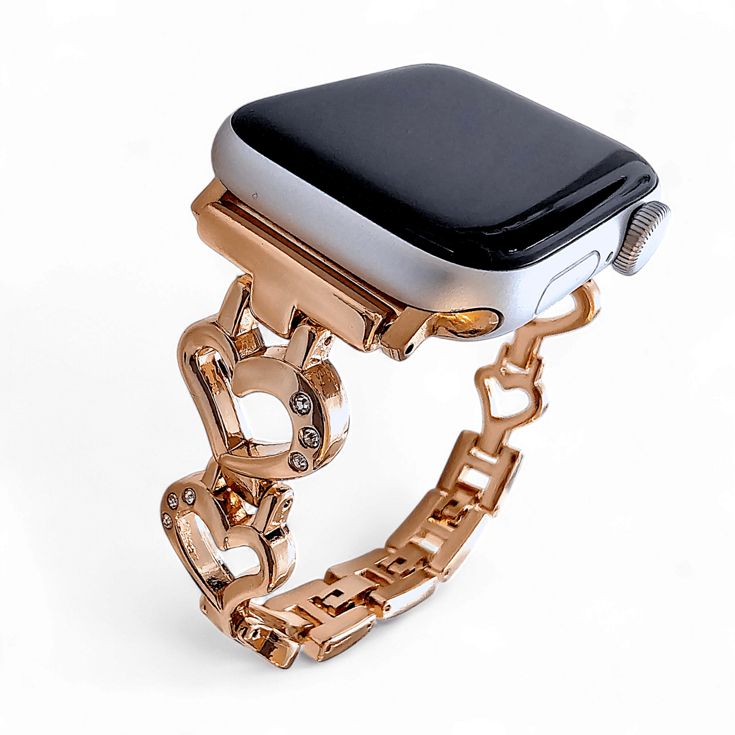 Sweet Heart Apple Watch Bracelet Rose Gold - Wrist Envy