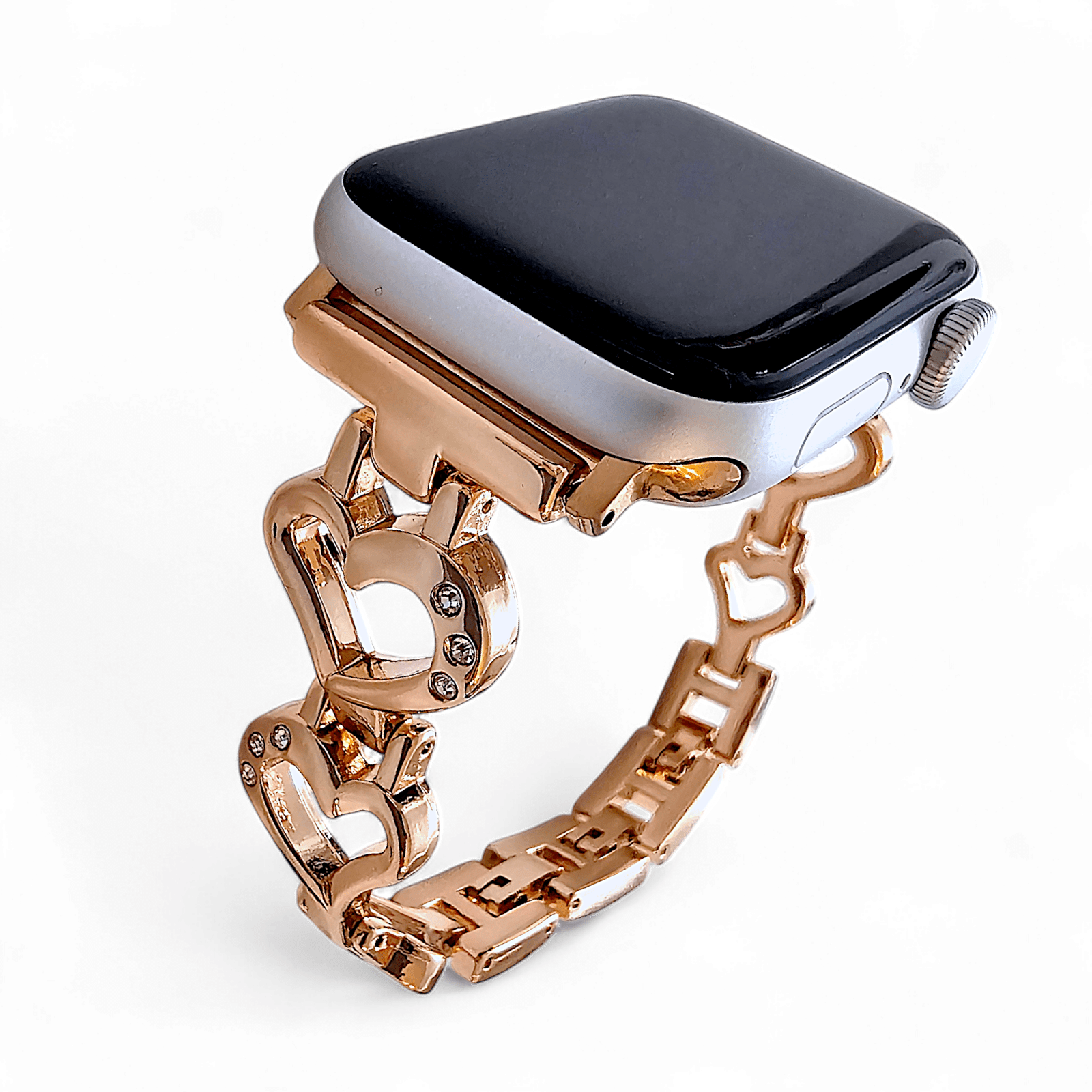 Sweet Heart Apple Watch Bracelet Rose Gold - Wrist Envy