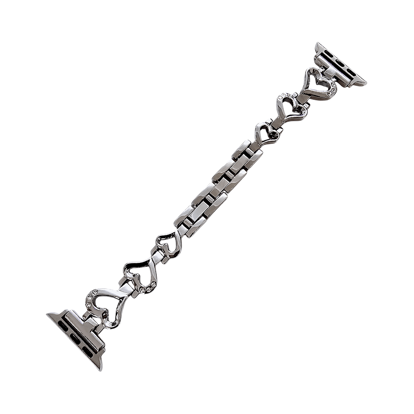 Sweet Heart Apple Watch Bracelet Silver - Wrist Envy