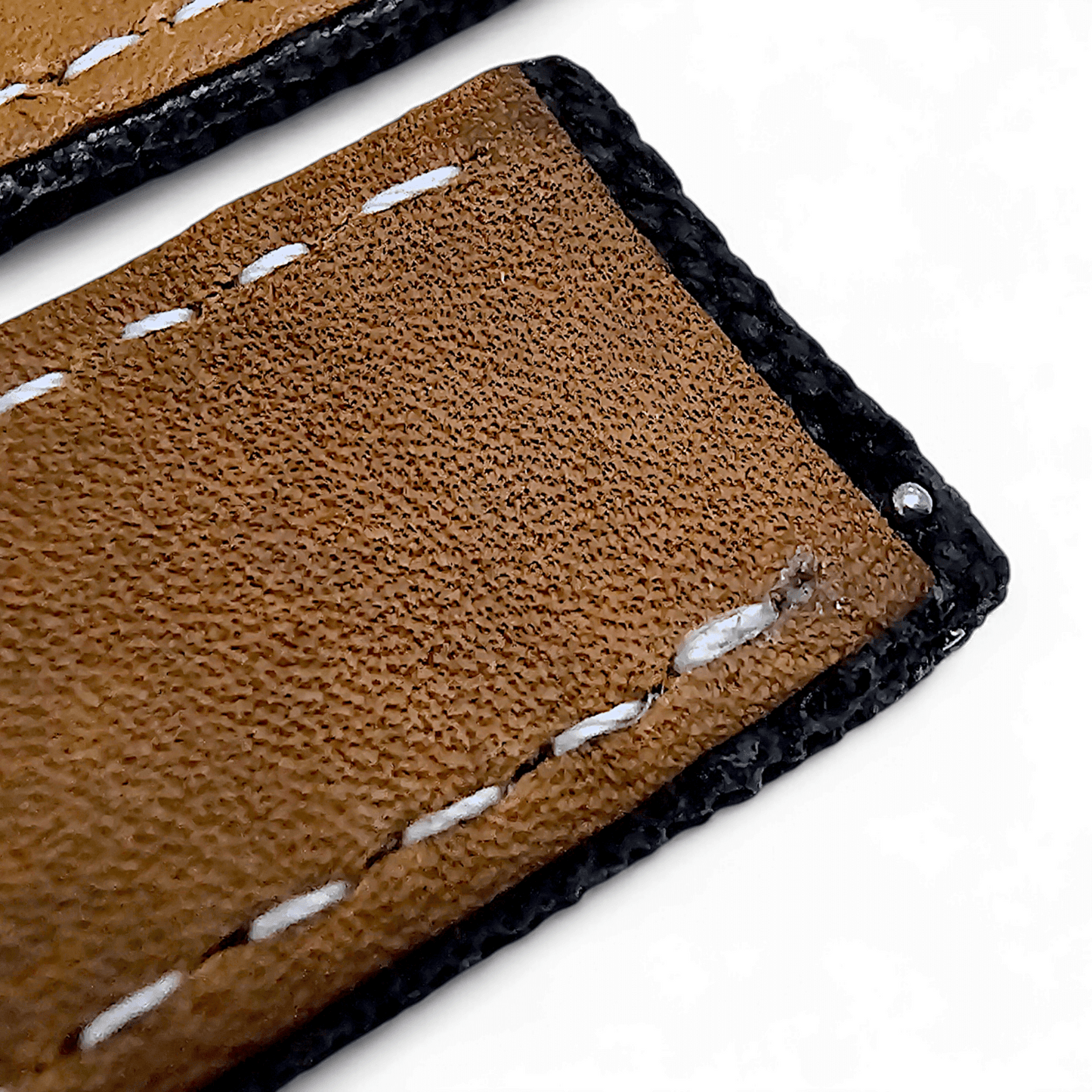 Thick Canvas Watch Strap Band Distressed Black 20mm 22mm - Wrist Envy