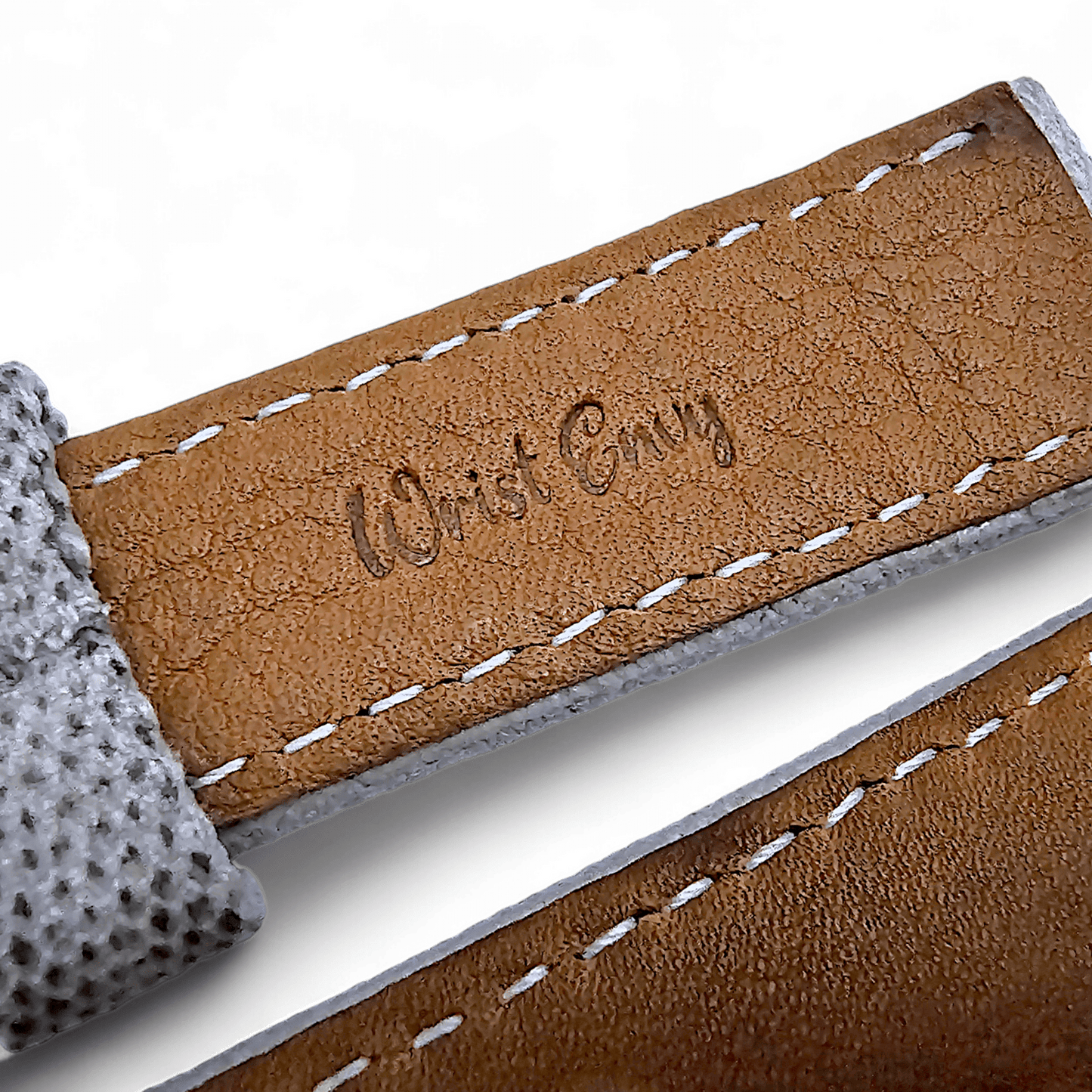 Thick Canvas Watch Strap Band Distressed Grey 20mm 22mm - Wrist Envy